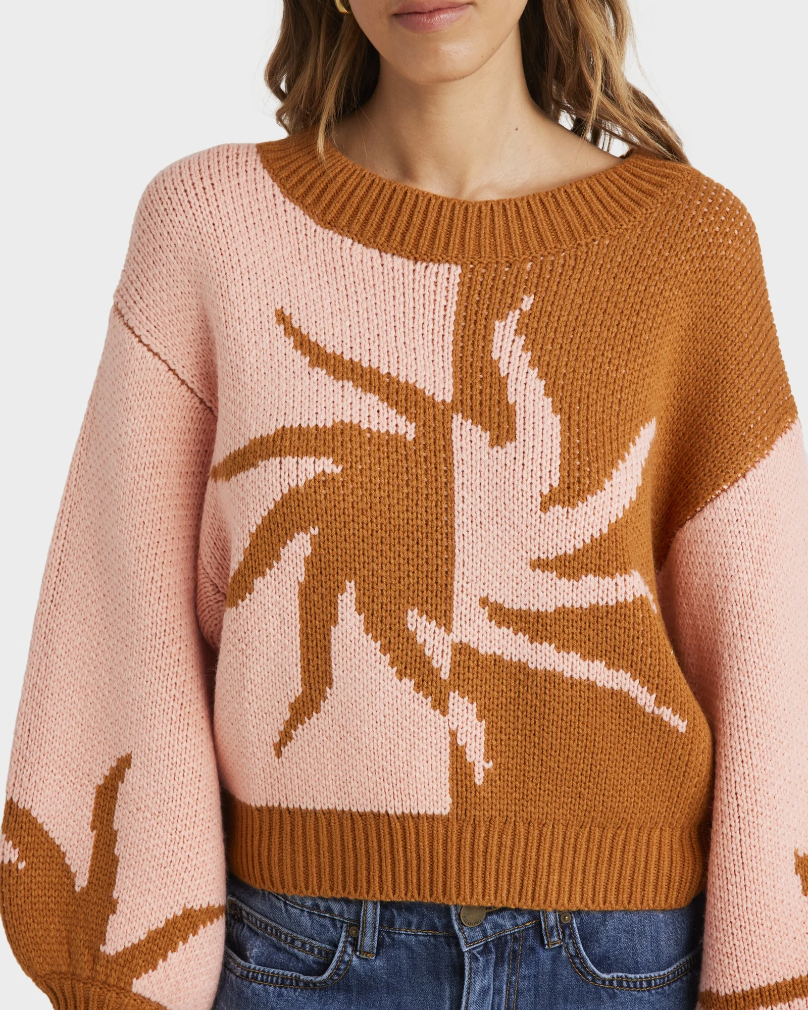 Womens Sunswirl Crew Neck - Image 5