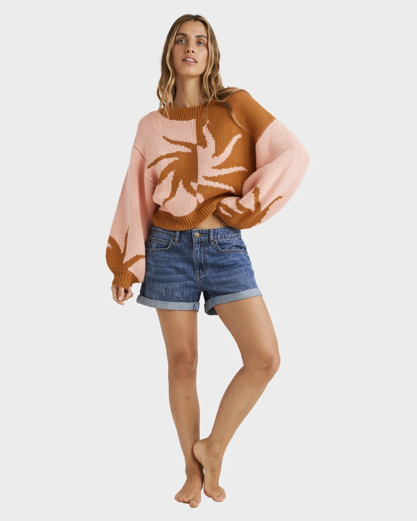 Womens Sunswirl Crew Neck - Image 6