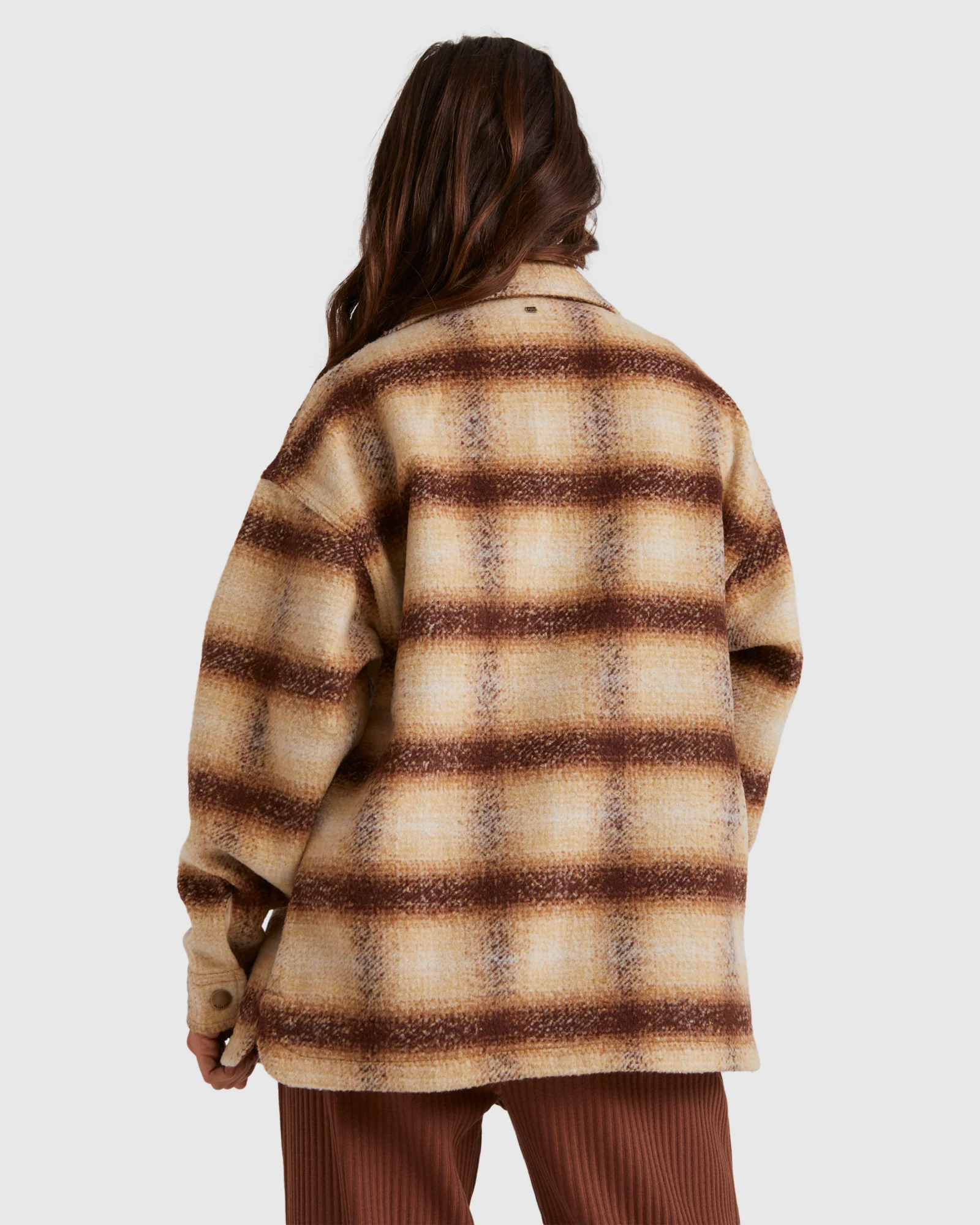 Womens Surf Check Shacket - Image 3