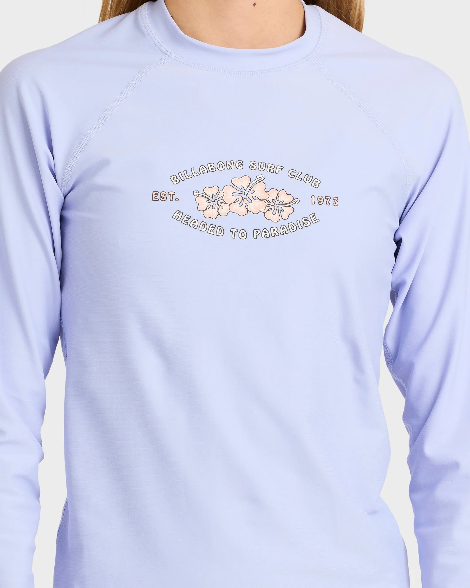 Girls 6-16 Surf Club Long Sleeve Rash Vest - Image 4