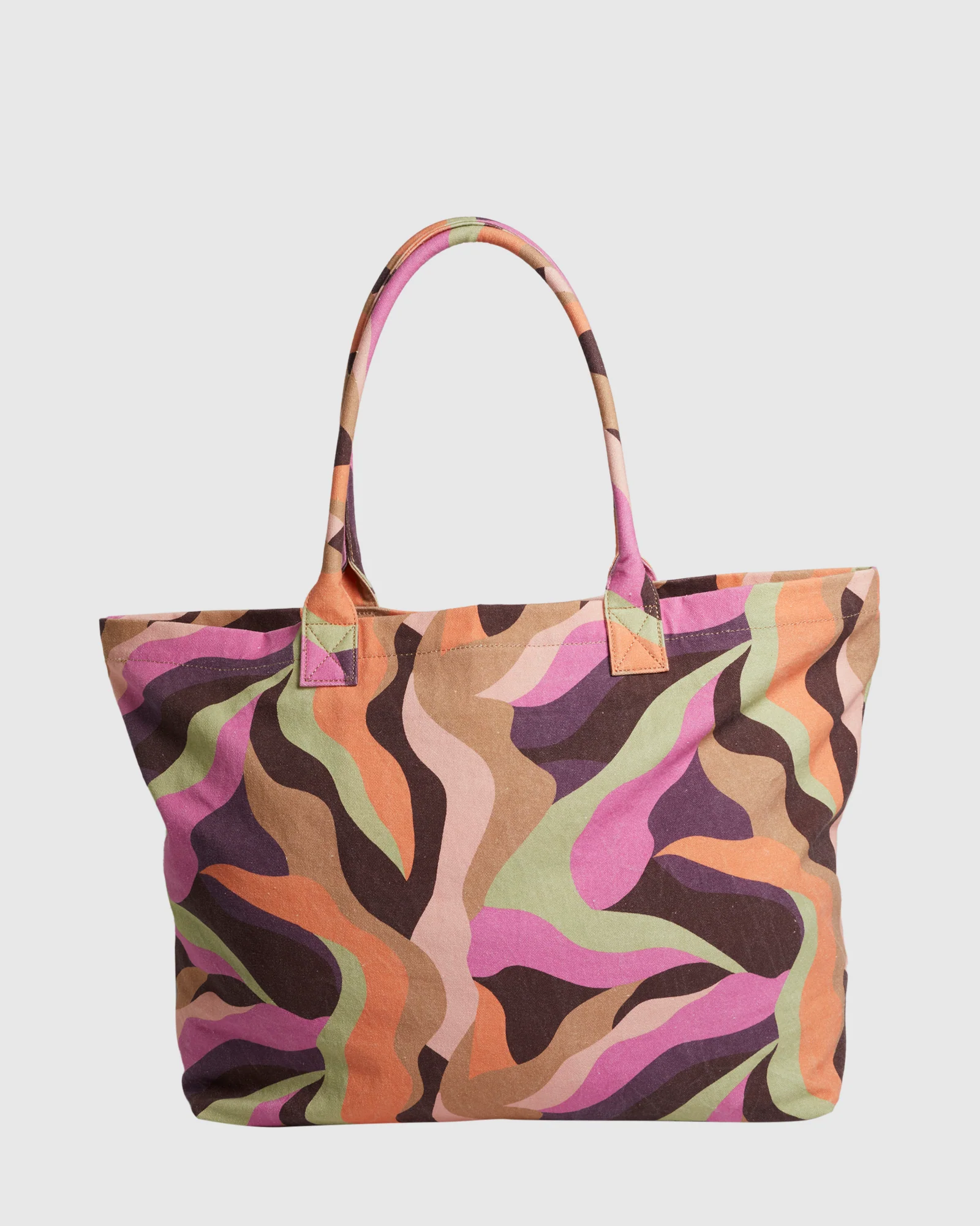 Womens Surf Swirlin Tides Tote Bag - Image 3