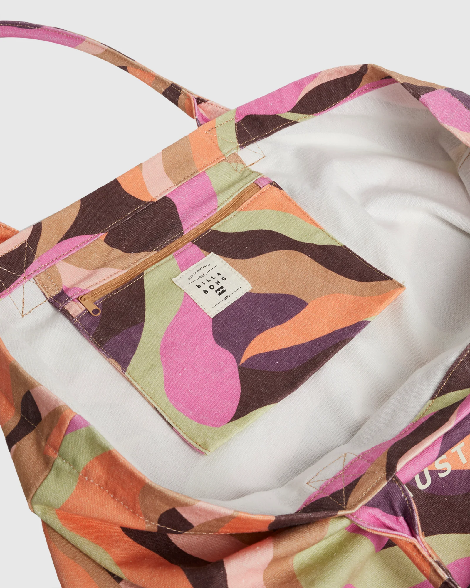 Womens Surf Swirlin Tides Tote Bag - Image 4