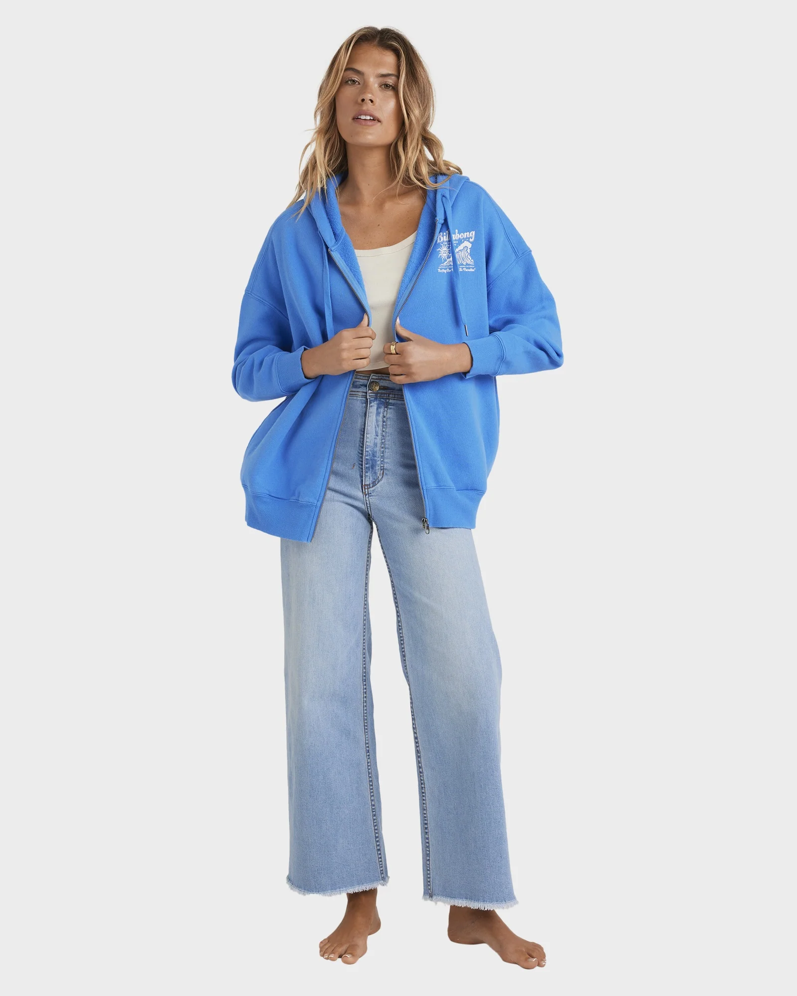 Womens Surfing Riptide Zip Up Hoodie - Image 5