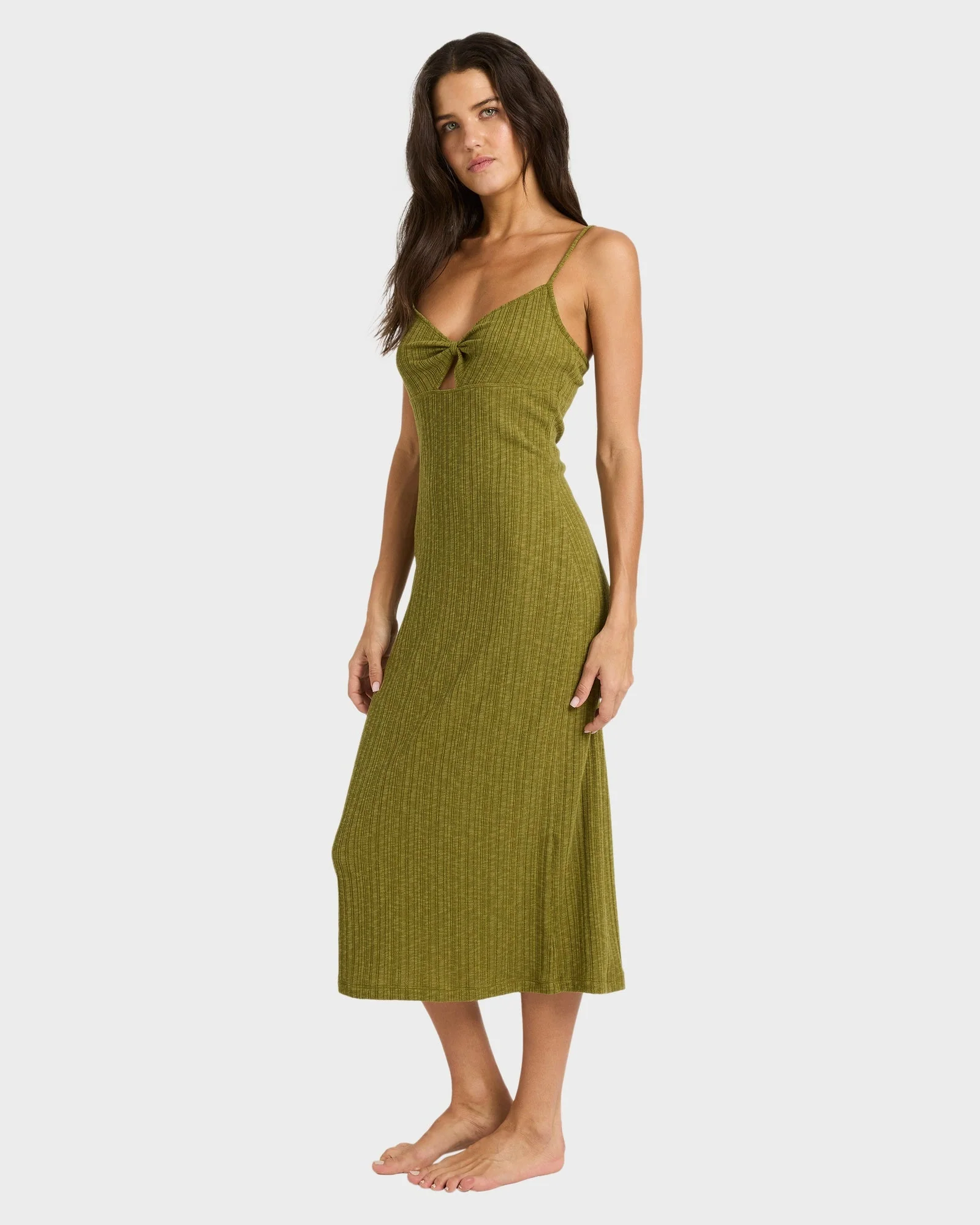 Womens Sweet Moves Knit Midi Dress - Image 4