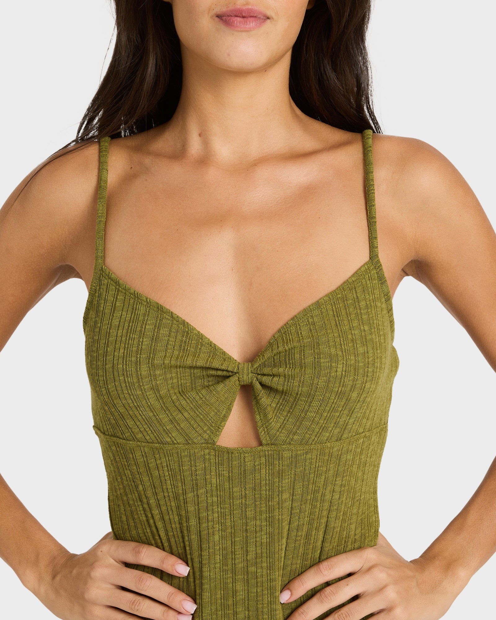 Womens Sweet Moves Knit Midi Dress - Image 5