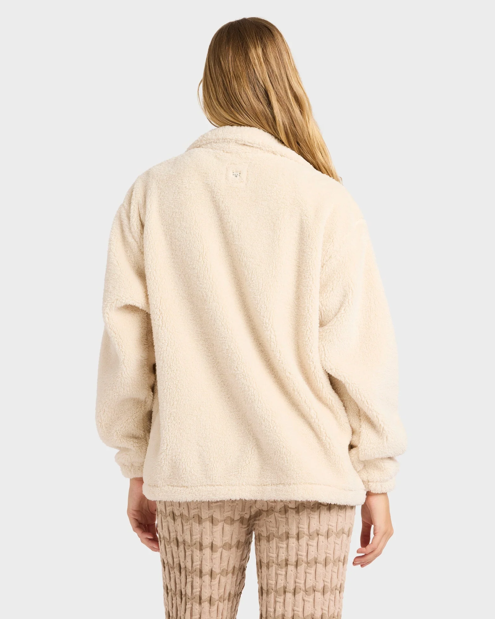 Womens Sweet Ride Zip Up Sherpa Jacket - Image 3