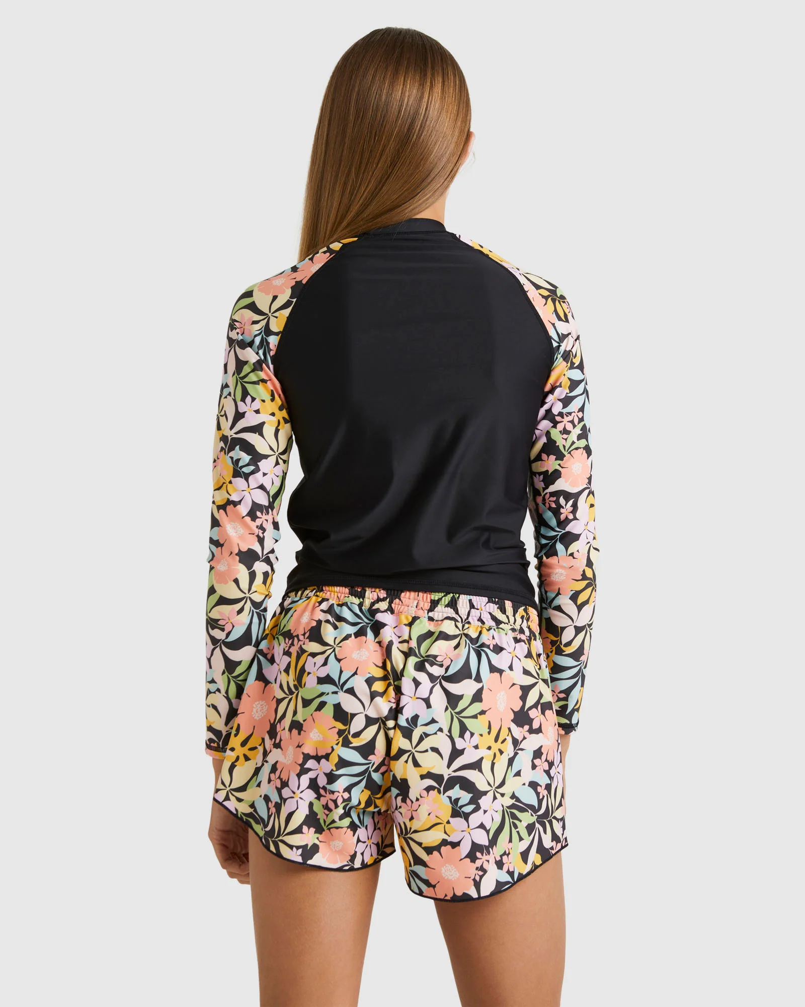 Girls 6-16 Sweet Talkin Swim Volley Boardshorts - Image 3
