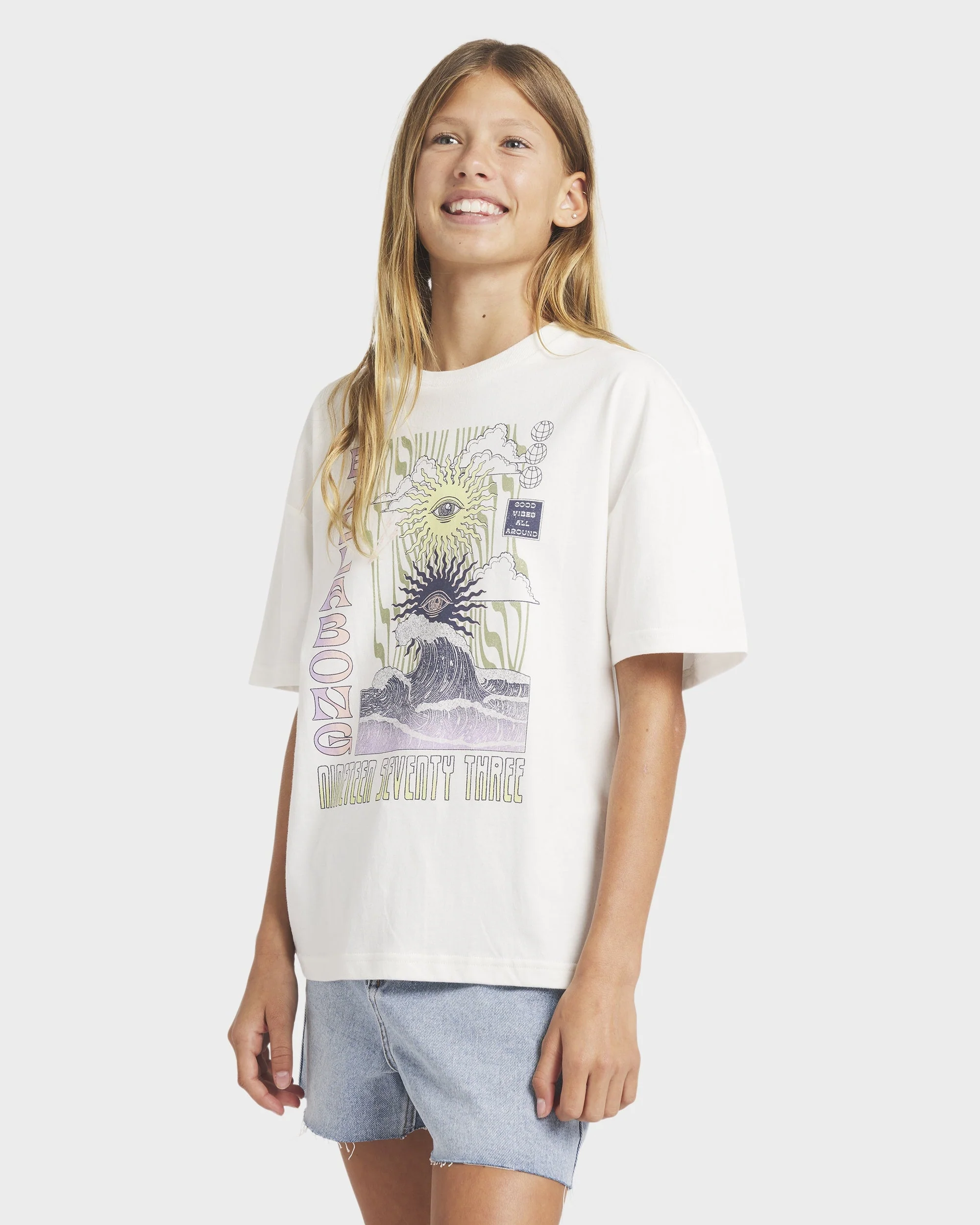 Girls 6-16 Swell Trip Jnr T-Shirt - Image 4