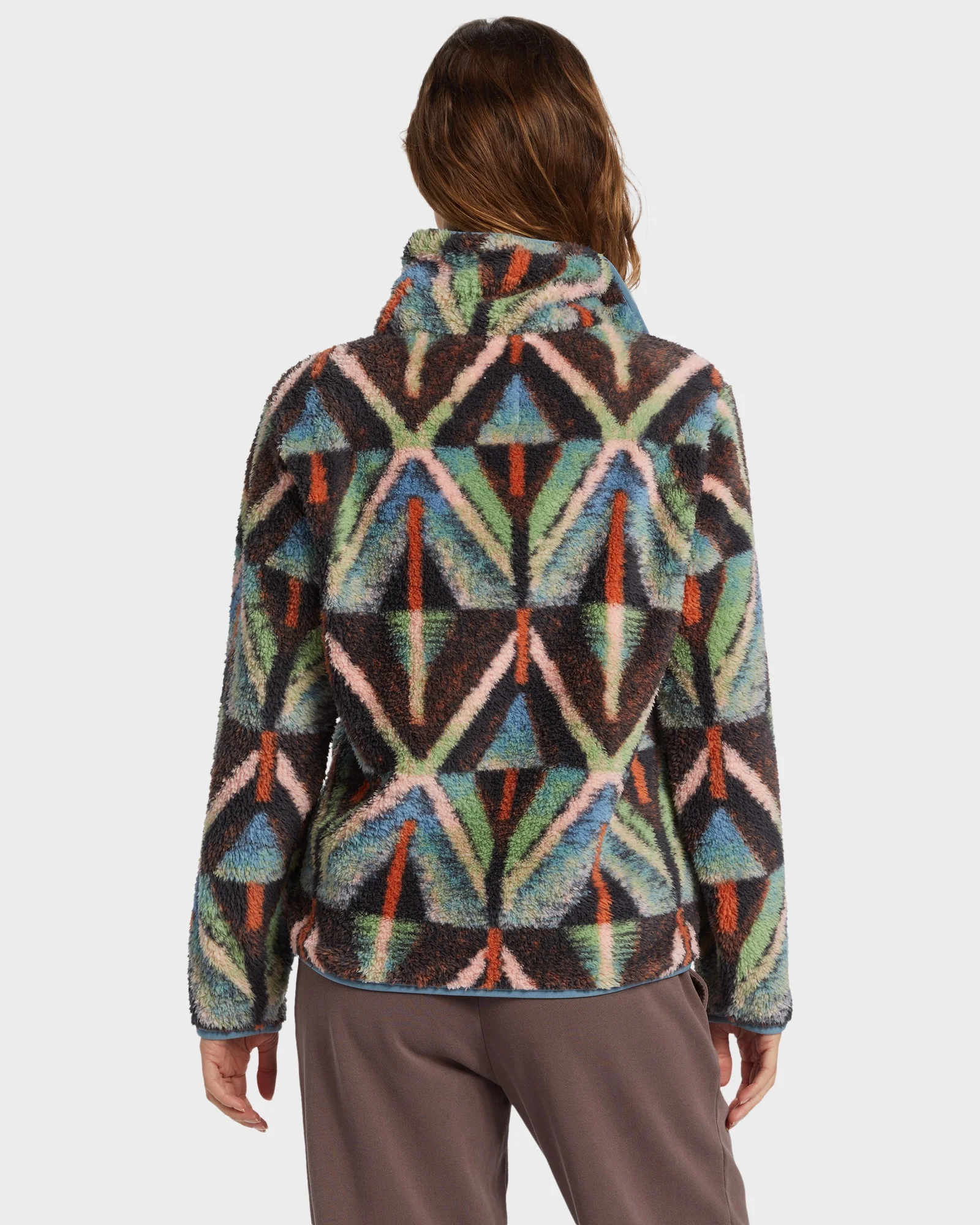 Womens Switchback Snap Up Fleece Pullover - Image 2