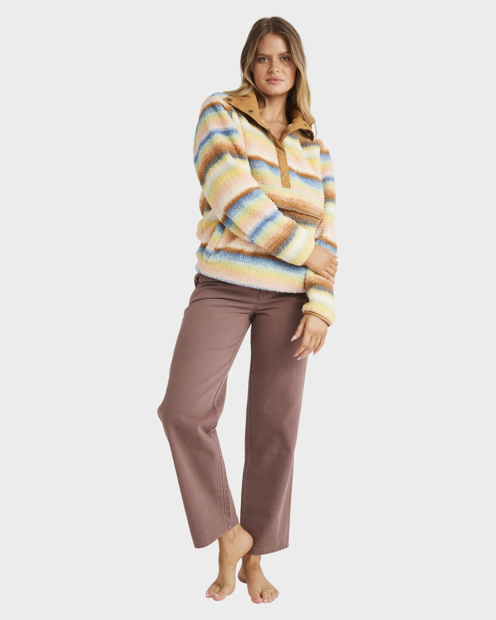Womens Switchback Fleece Pullover - Image 6