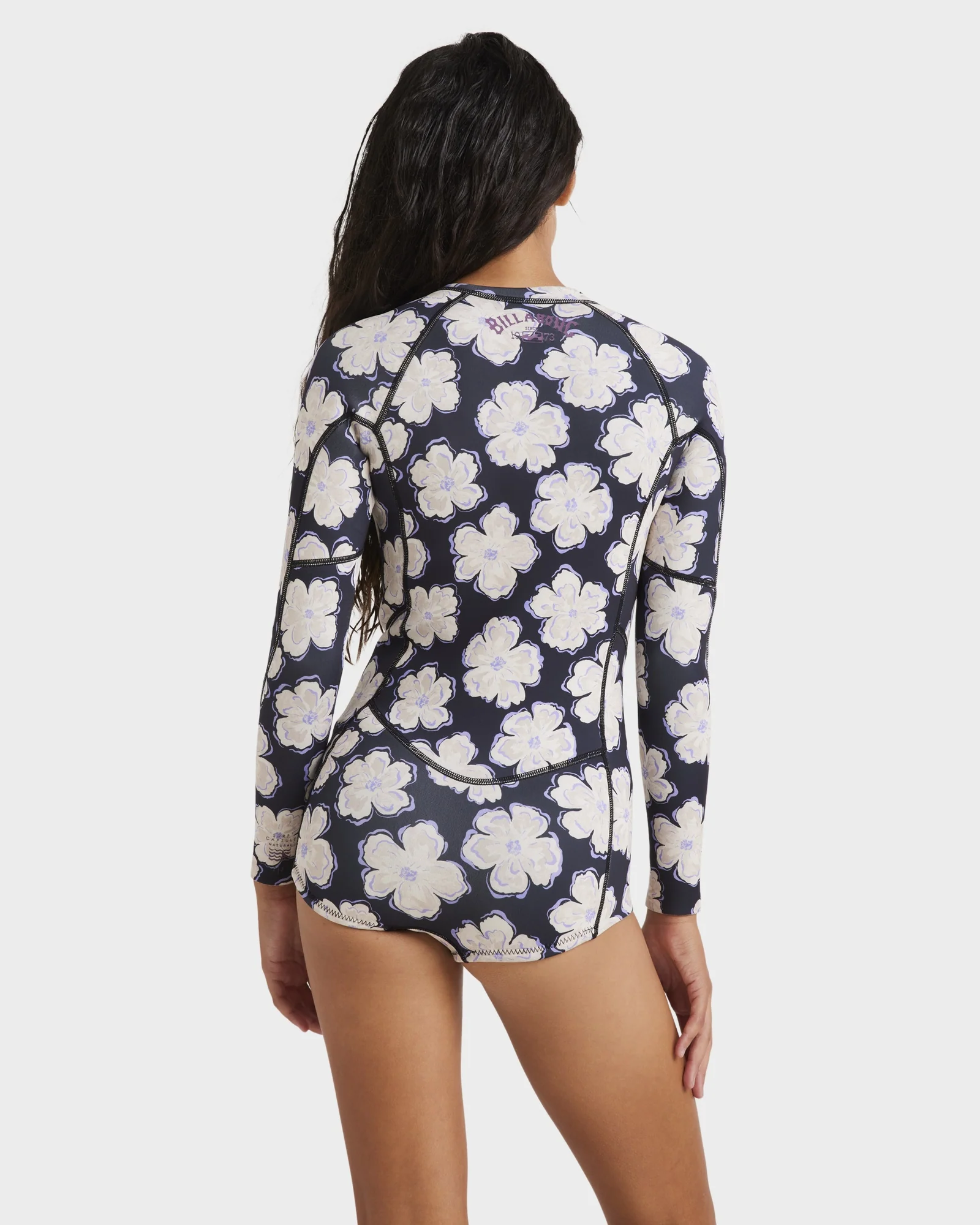 Girls 8-14 Salty Dayz Natural Long Sleeve Springsuit - Image 3