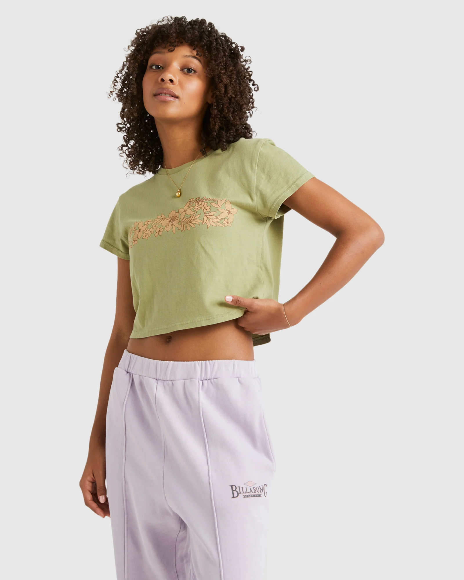 Womens Tahiti Crop T-Shirt - Image 2