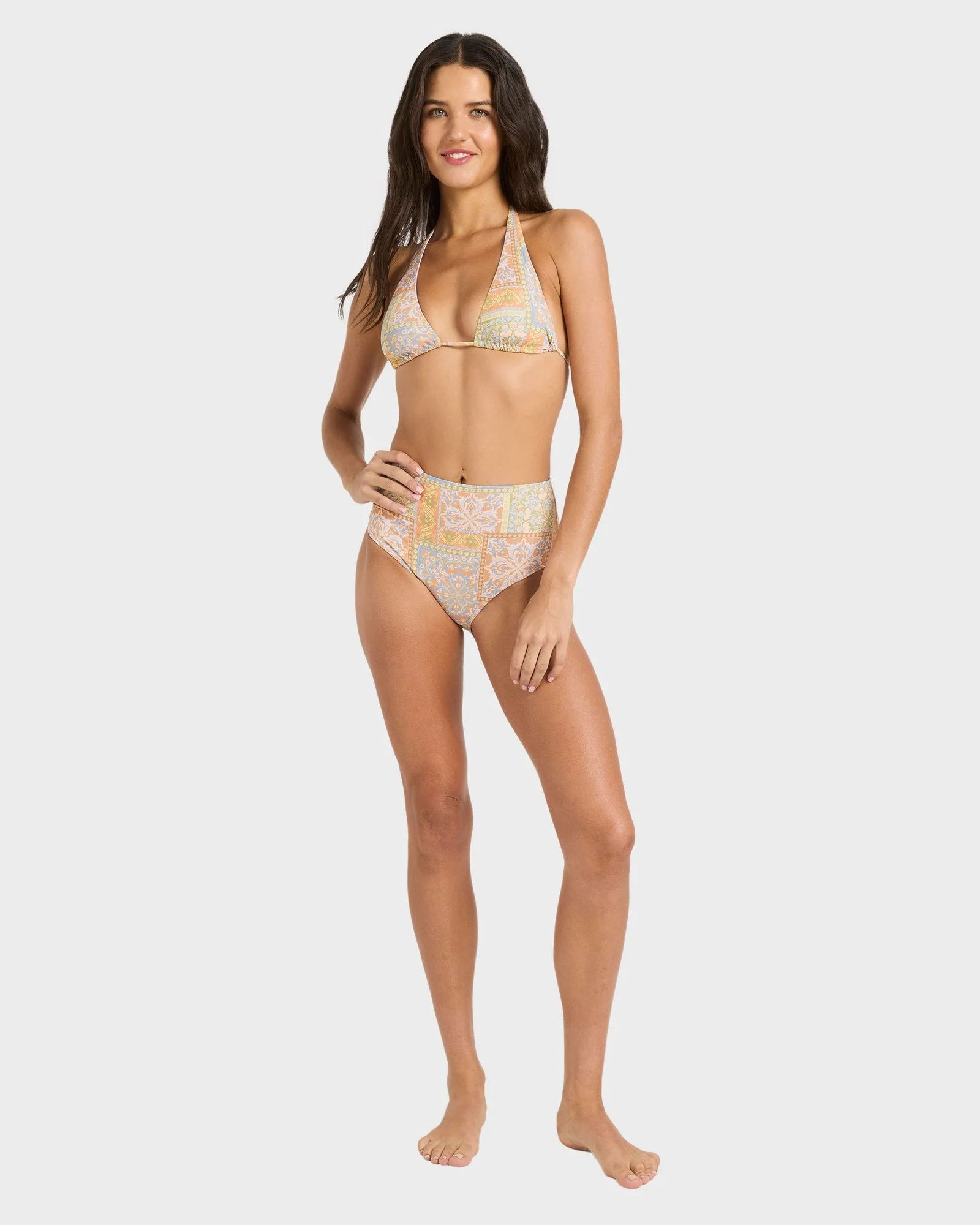 Womens Take It Back Multi Halter Bikini Top - Image 5
