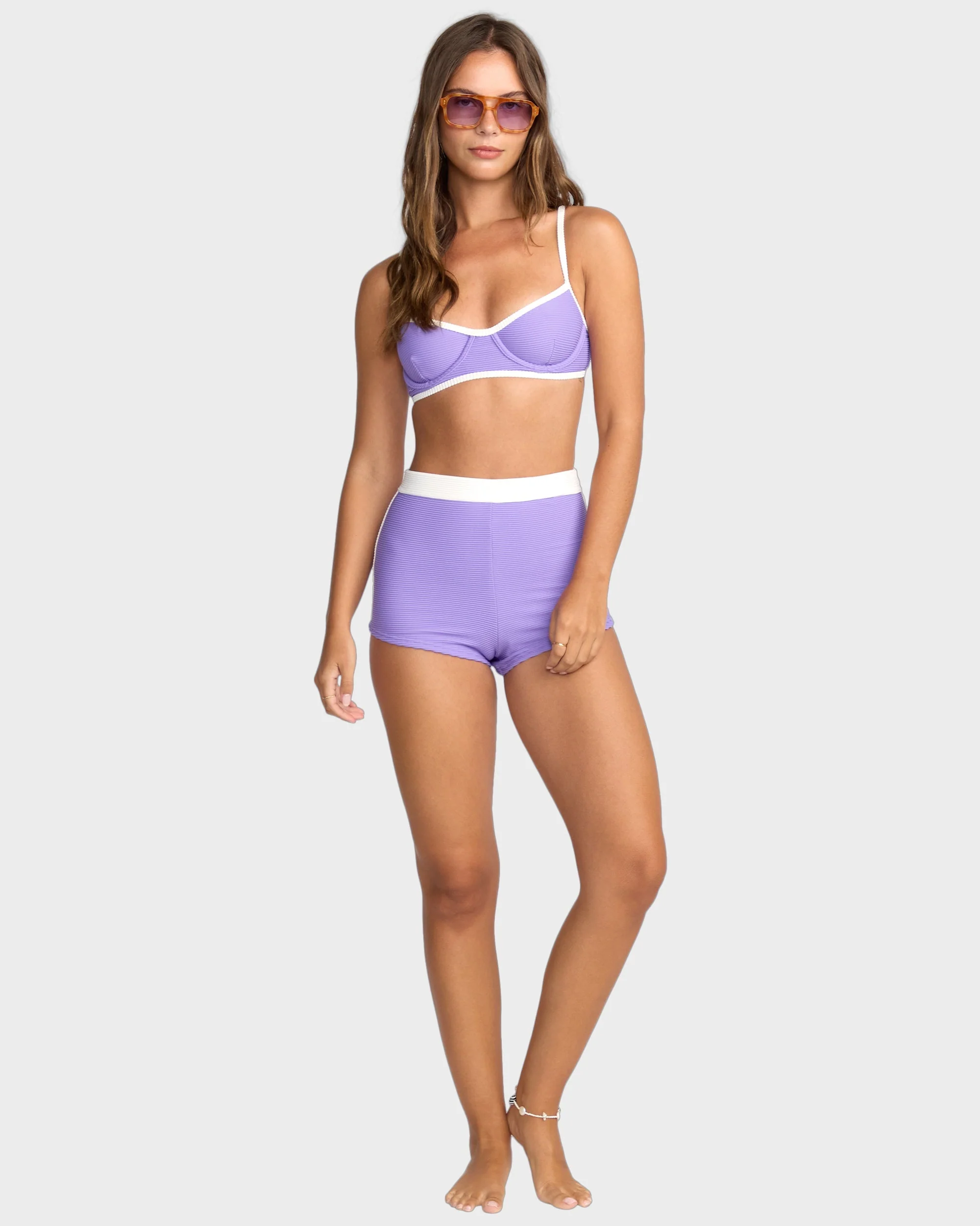 Womens Tanlines Surf Short Bikini Bottom - Image 6