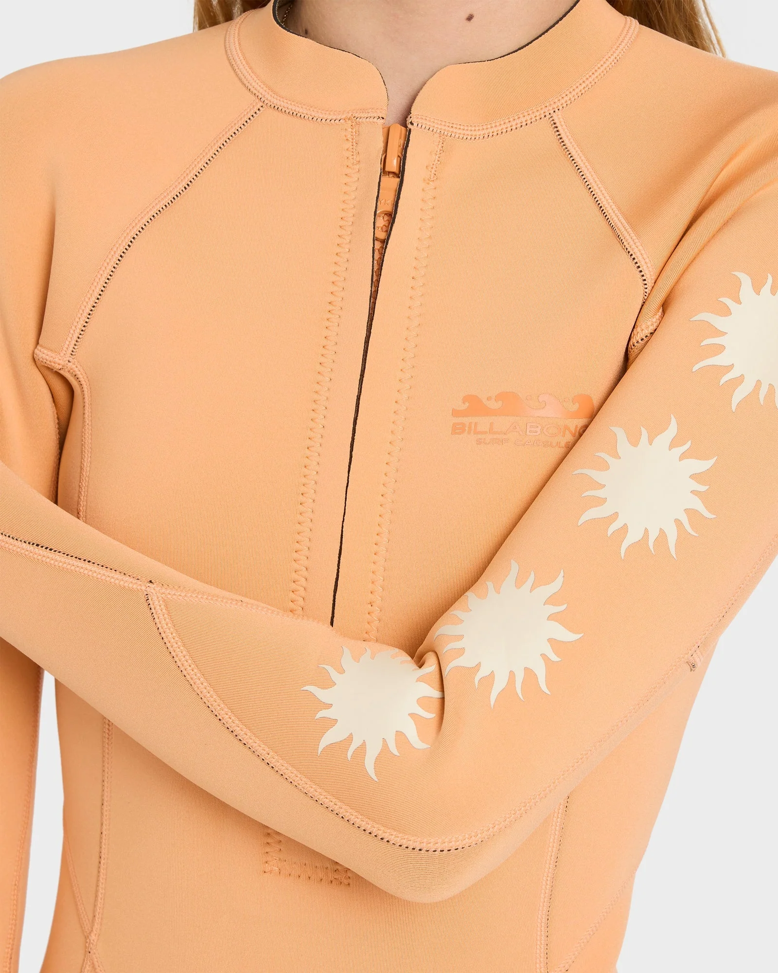 Girls 8-14 2/2mm Teen Salty Dayz Nat Long Sleeve Springsuit - Image 4