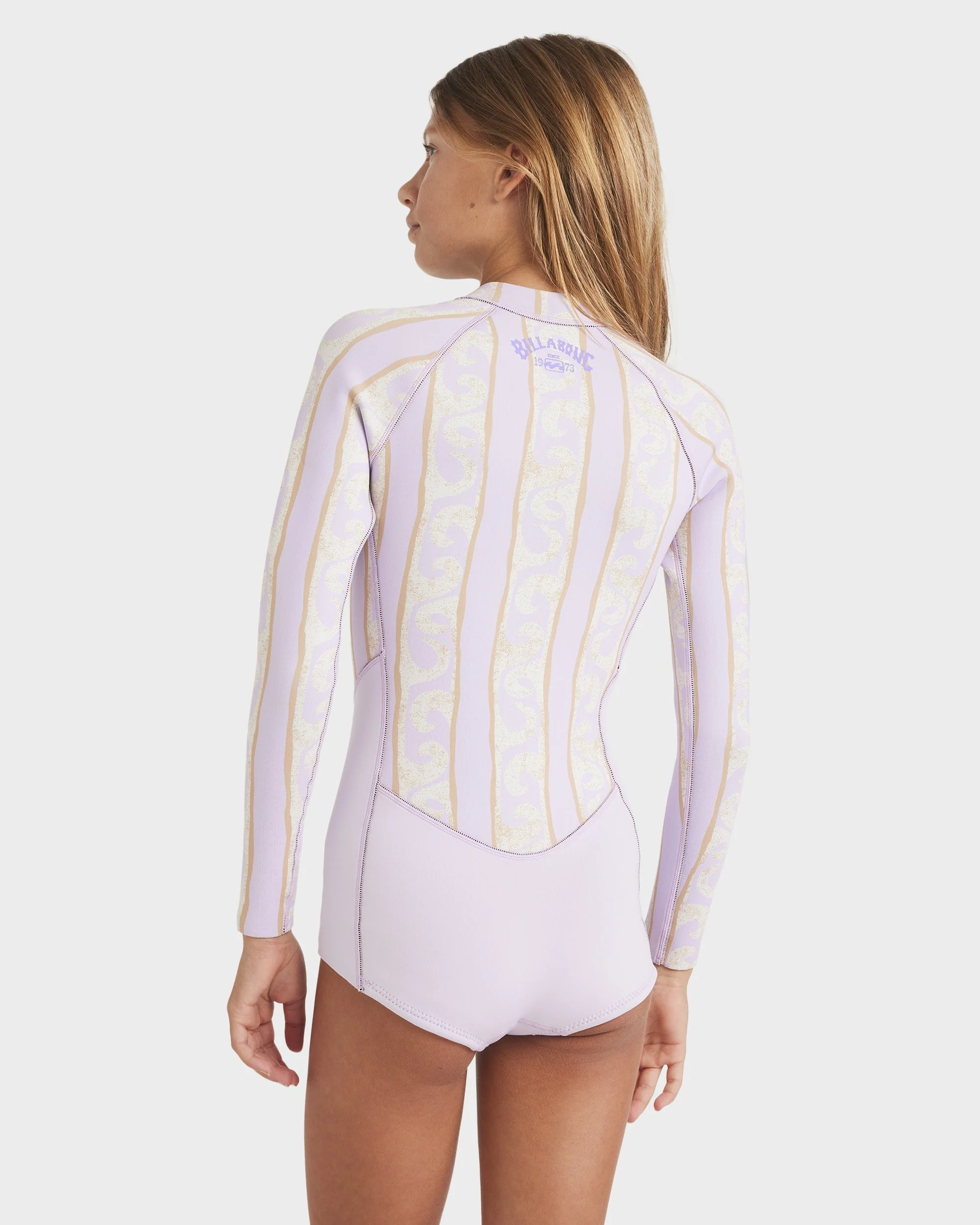 Girls 8-14 2/2mm Teen Salty Dayz Nat Long Sleeve Springsuit - Image 2