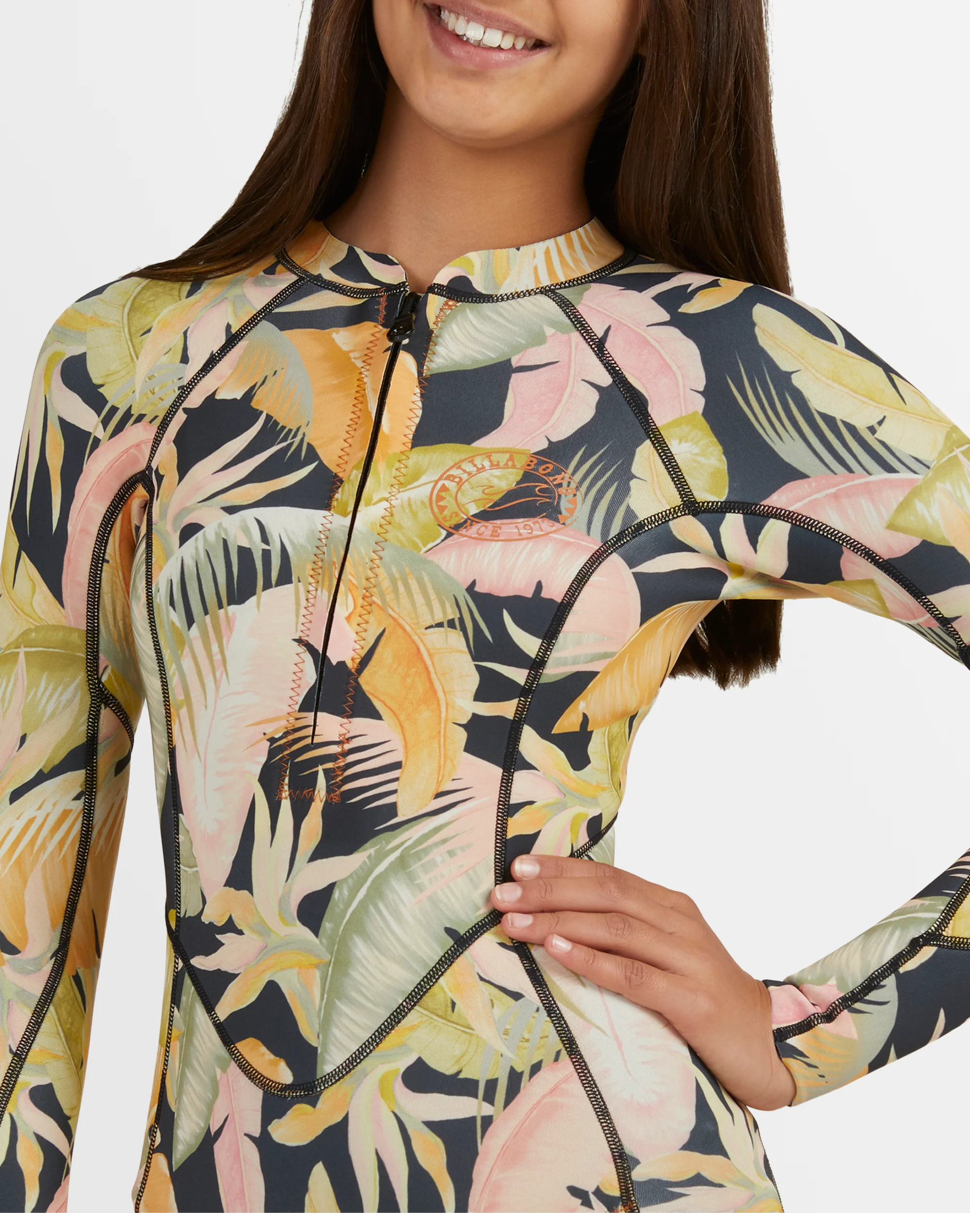 Girls 2-14 2/2mm Salty Dayz Long Sleeve Springsuit - Image 5