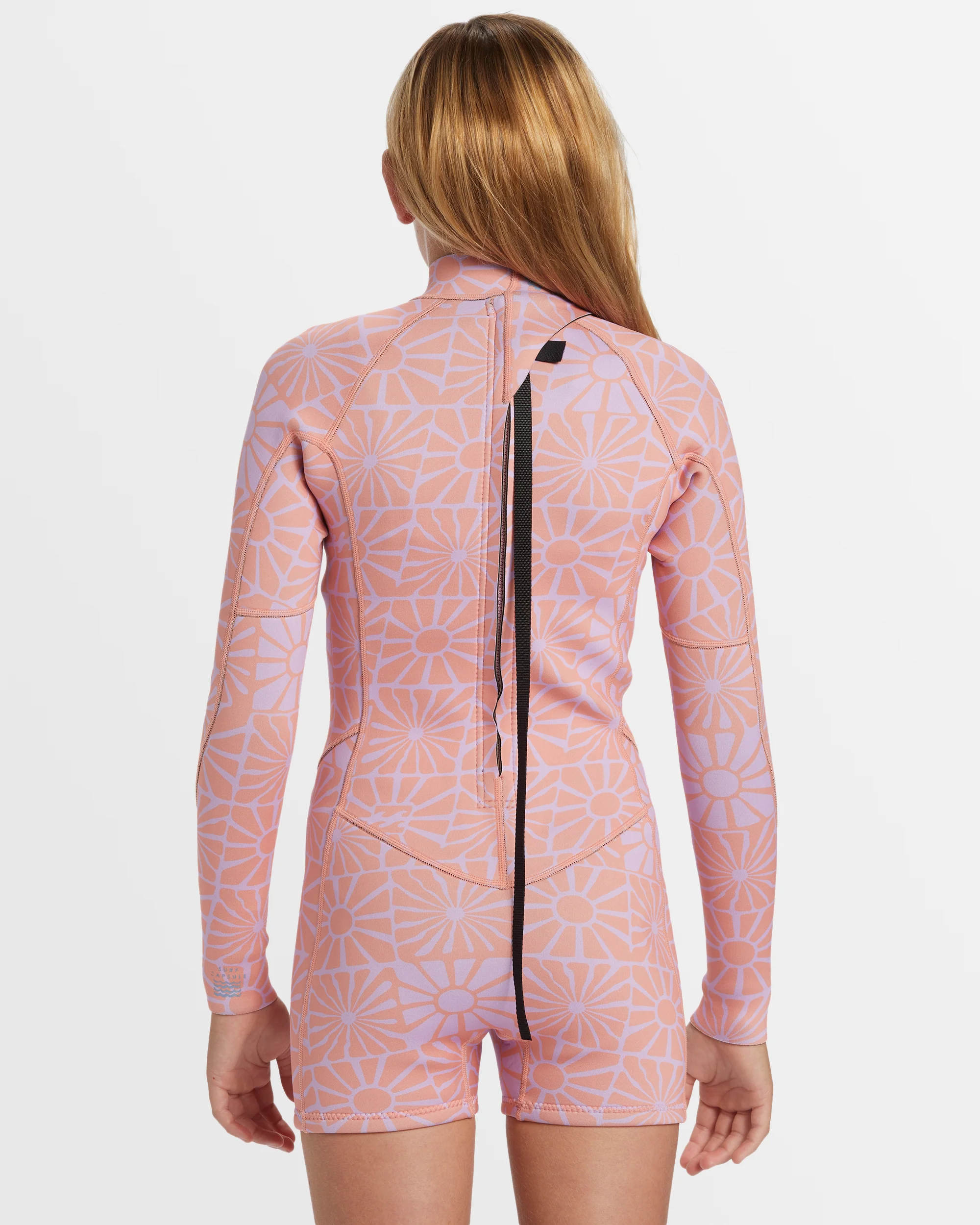 Girls 6-16 Spring Fever Natural Long Sleeve Springsuit - Image 3