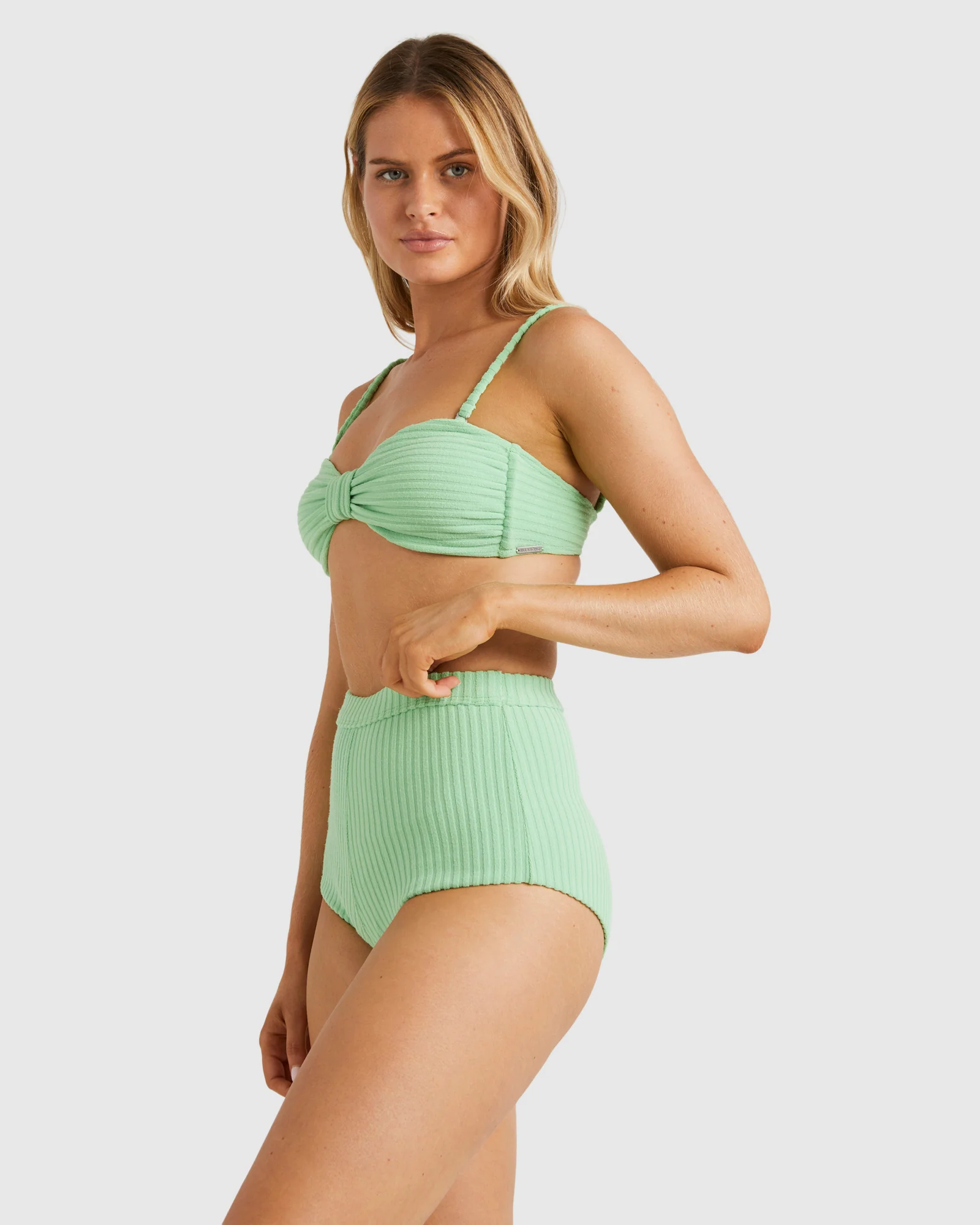 Womens Terry Rib Avalon Bikini Bottom - Image 2