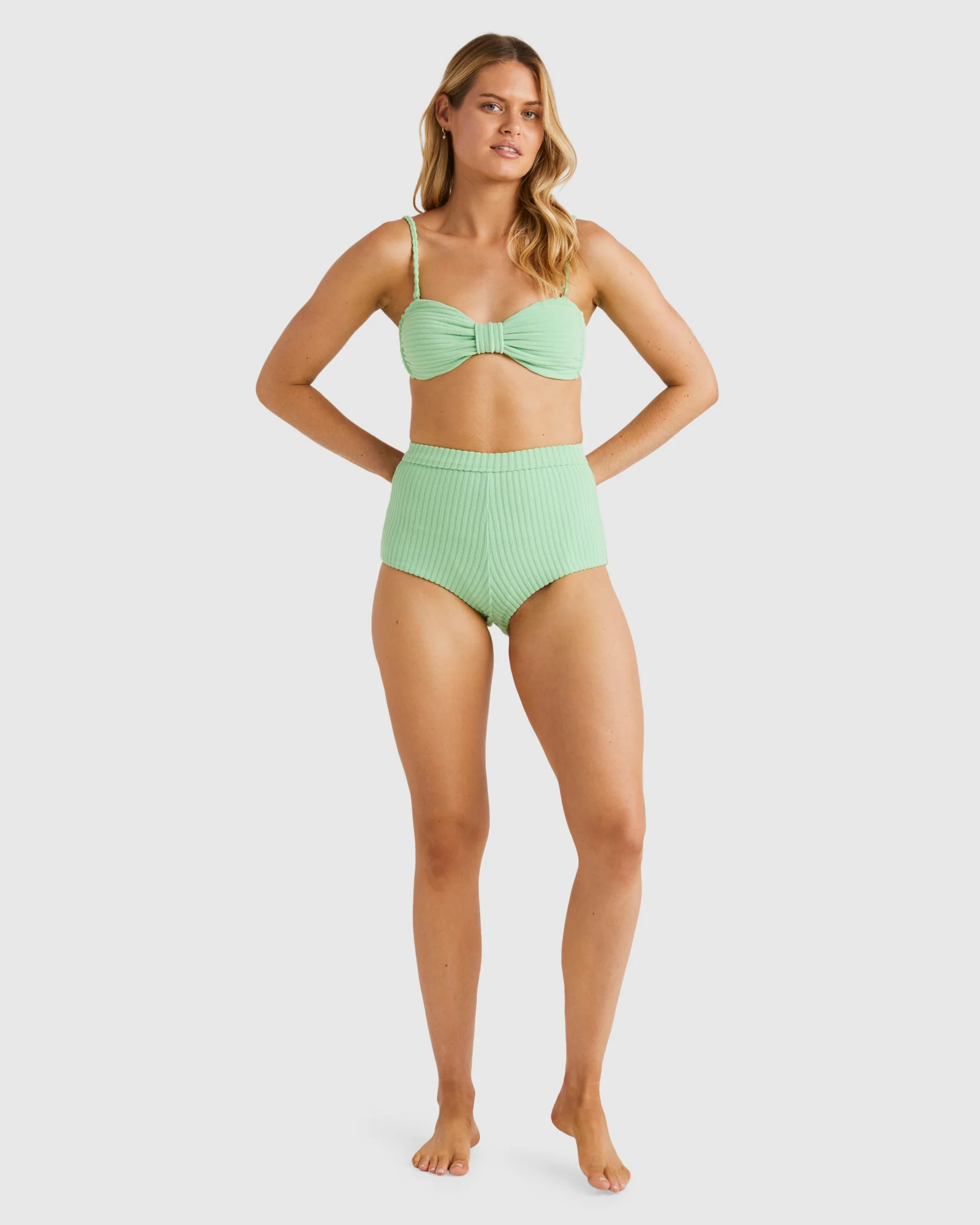 Womens Terry Rib Avalon Bikini Bottom - Image 5