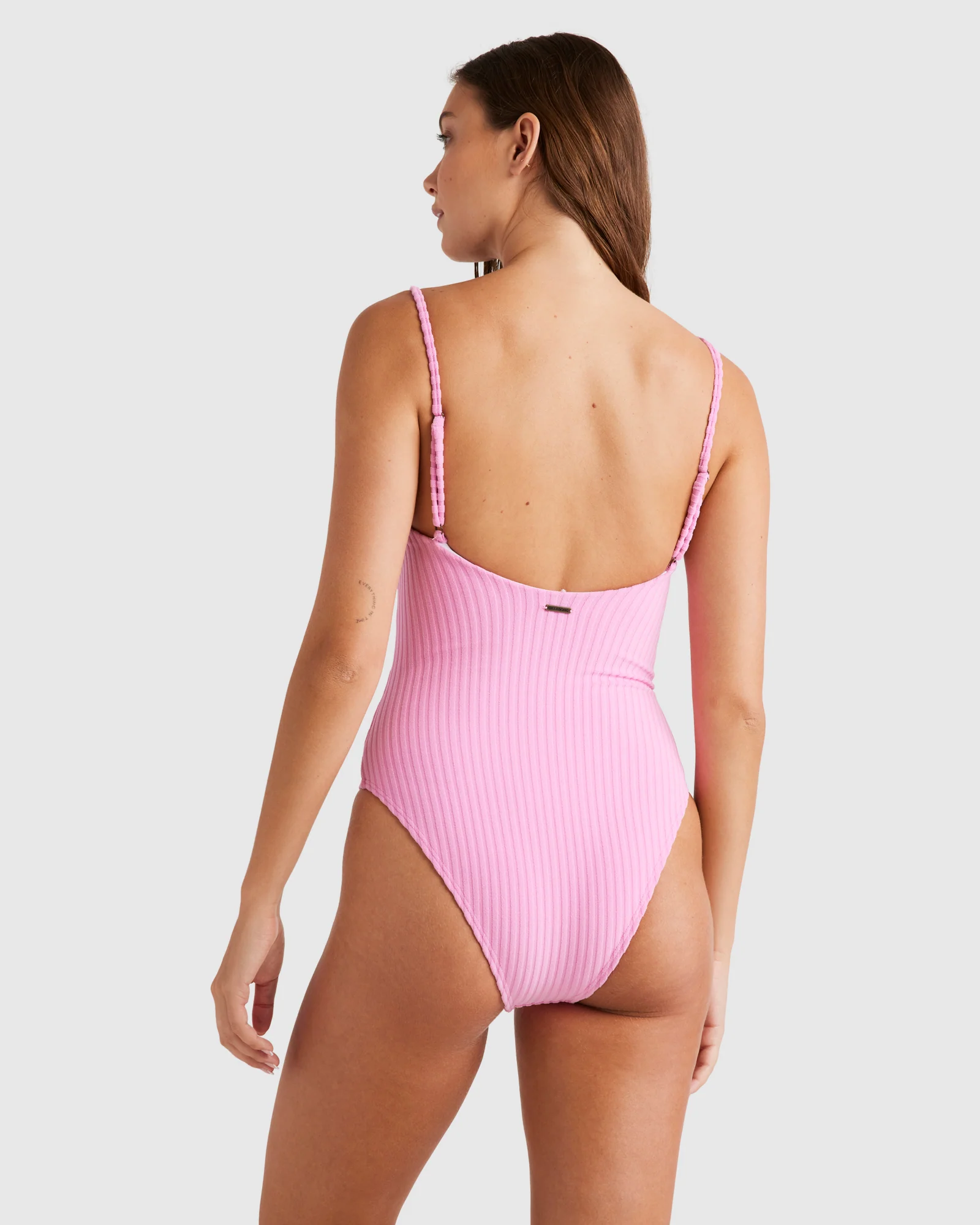 Womens Terry Rib Bella One Piece Swimsuit - Image 3