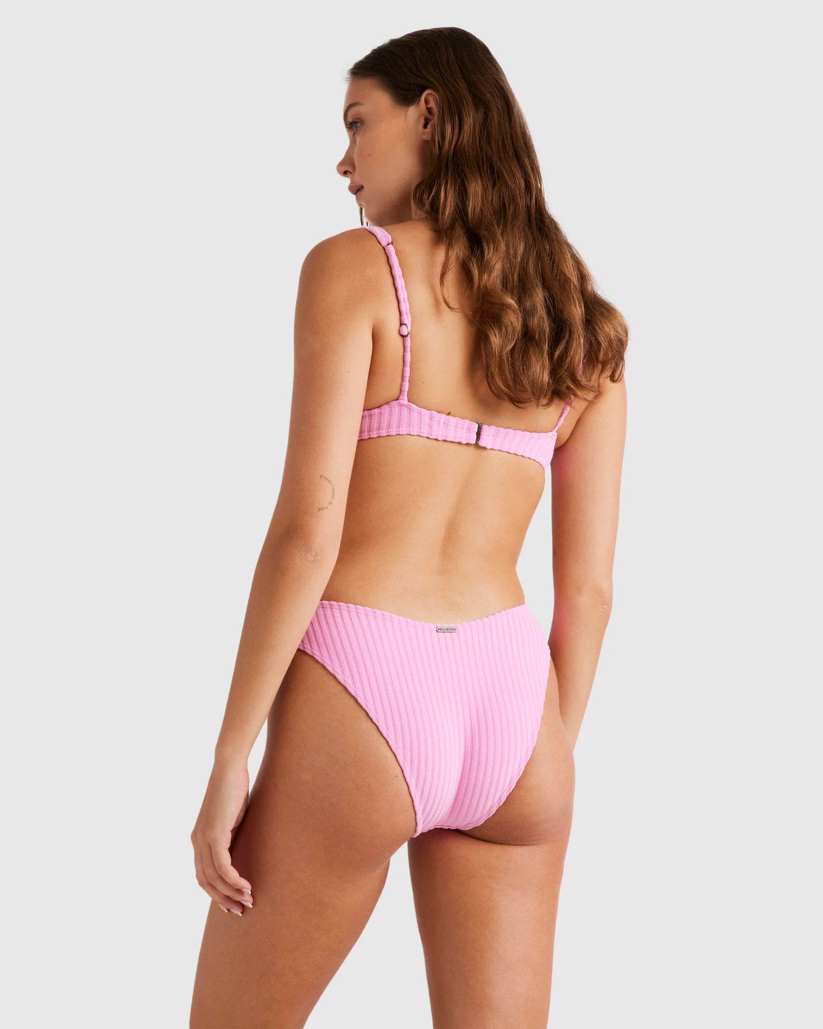 Womens Terry Rib Bondi Pant Bikini Bottom - Image 3