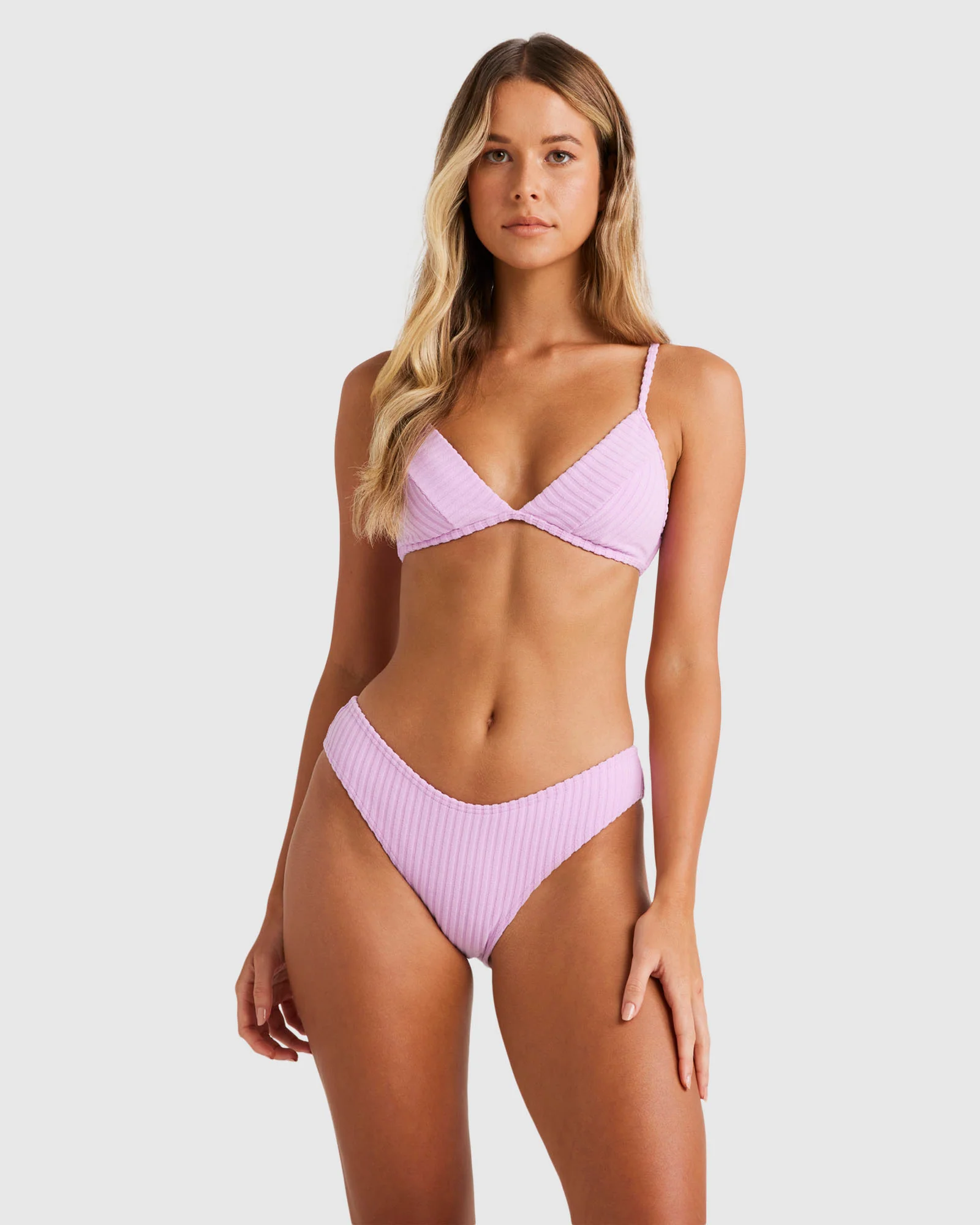 Womens Terry Rib Bondi Bikini Bottom - Image 3