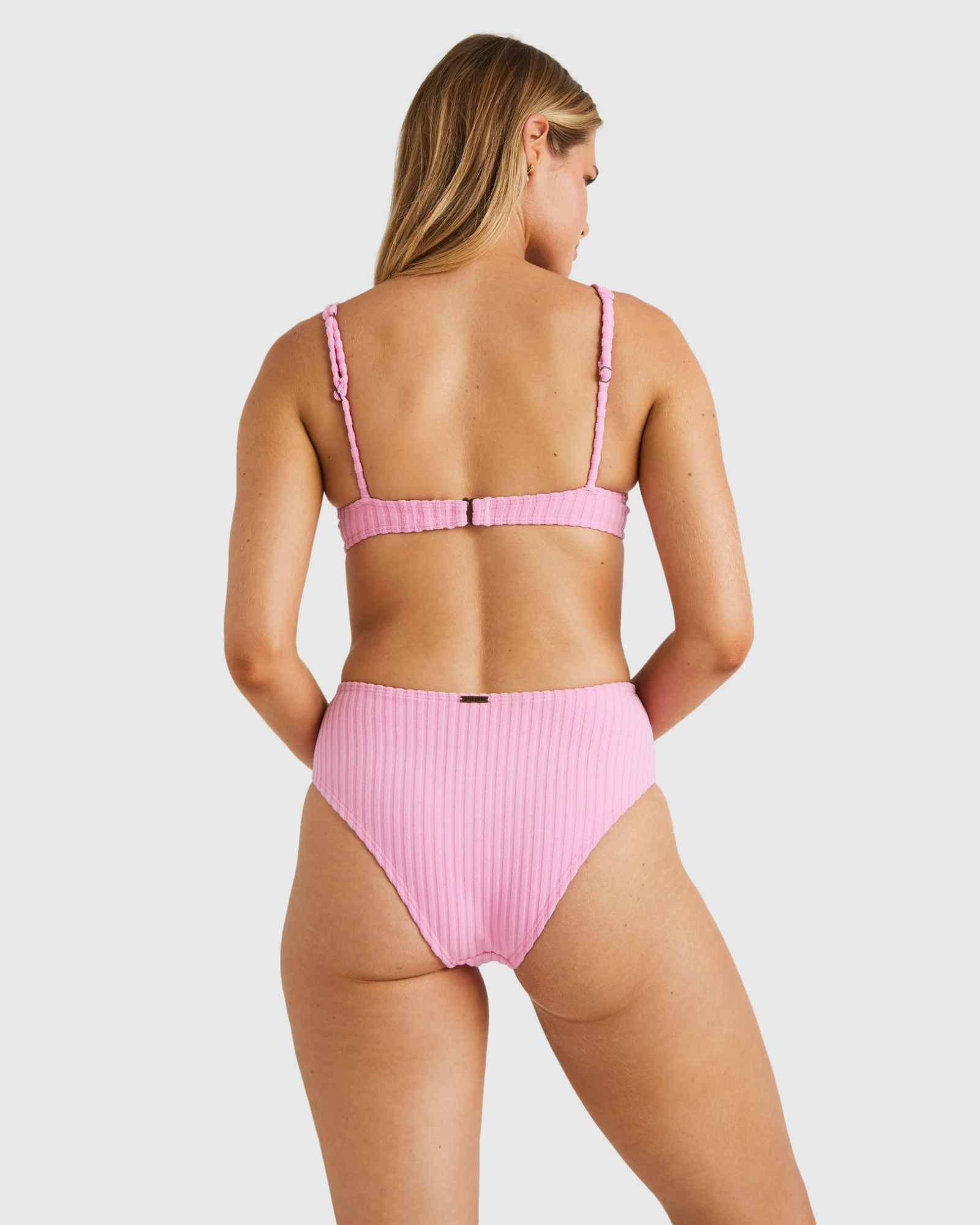 Womens Terry Rib High Maui Pant Bikini Bottom - Image 3