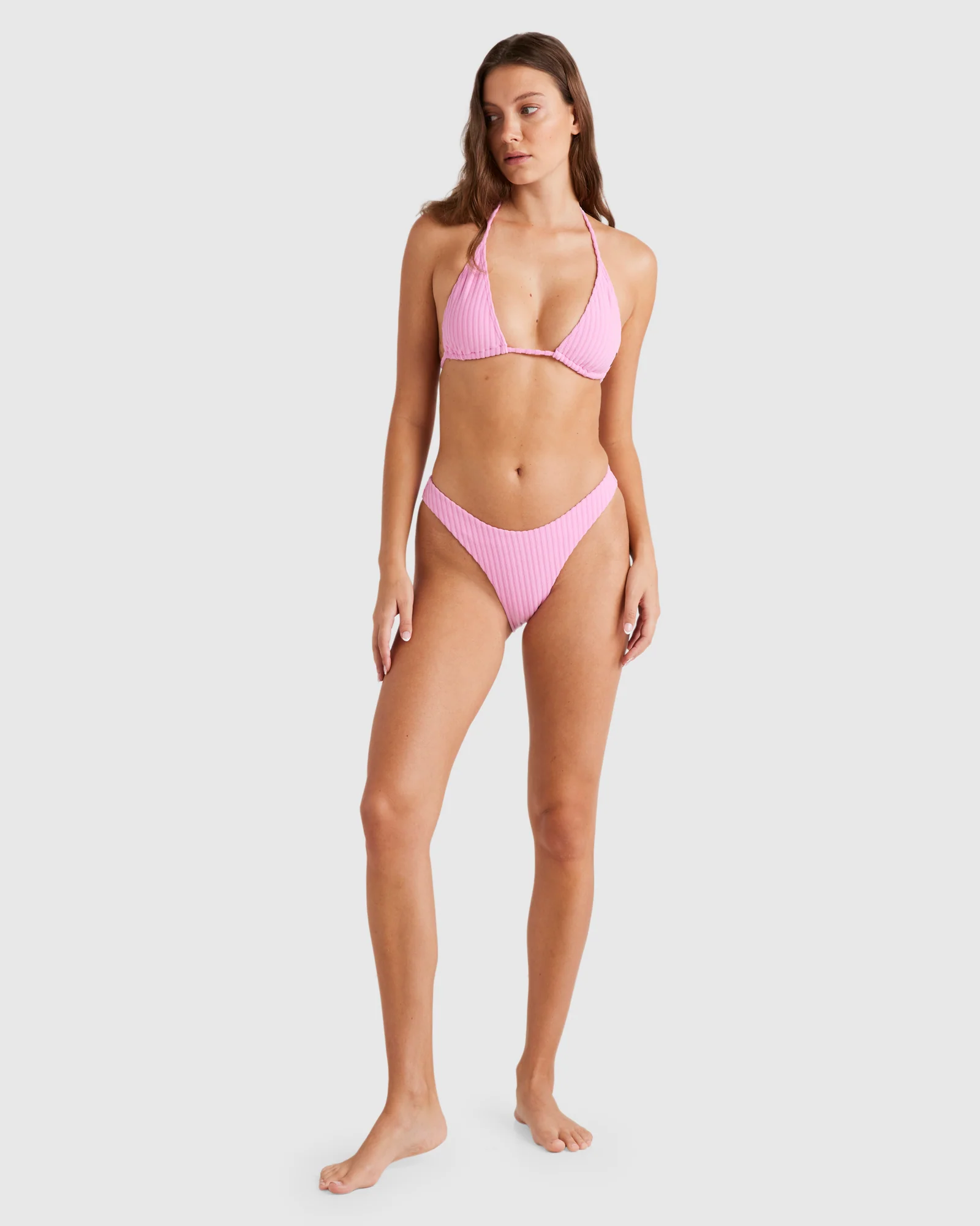 Womens Terry Rib Hike Pant Bikini Bottom - Image 5