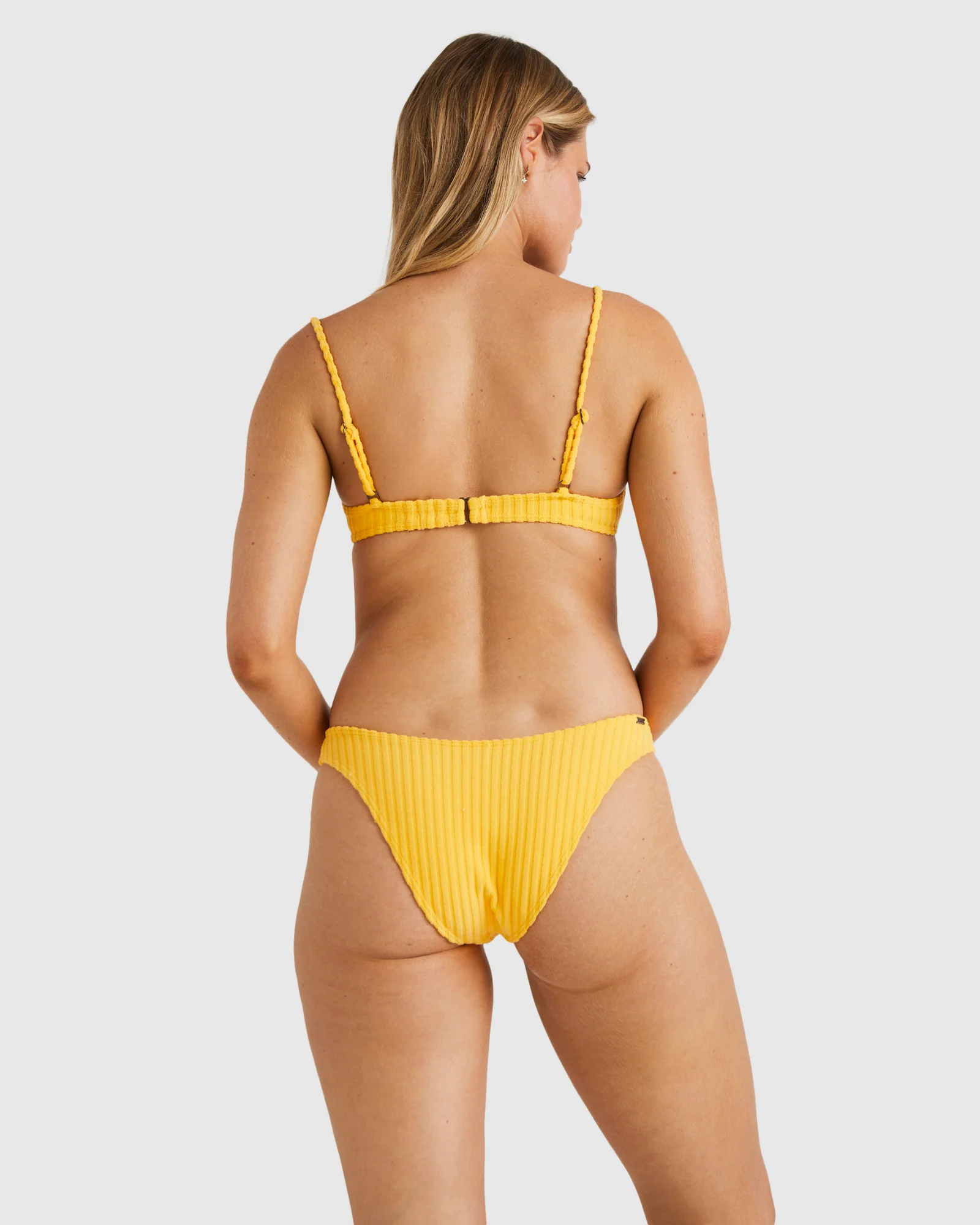 Womens Terry Rib Hike Pant Bikini Bottom - Image 3