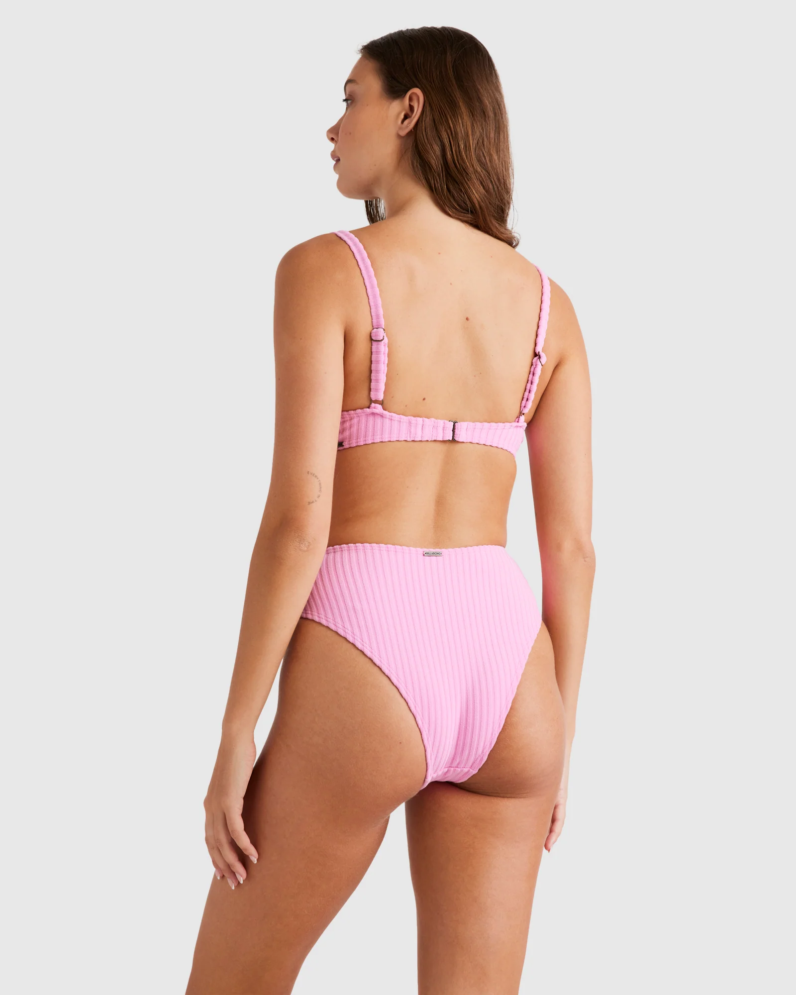 Womens Terry Rib Reese D/DD Underwire Bikini Top - Image 3