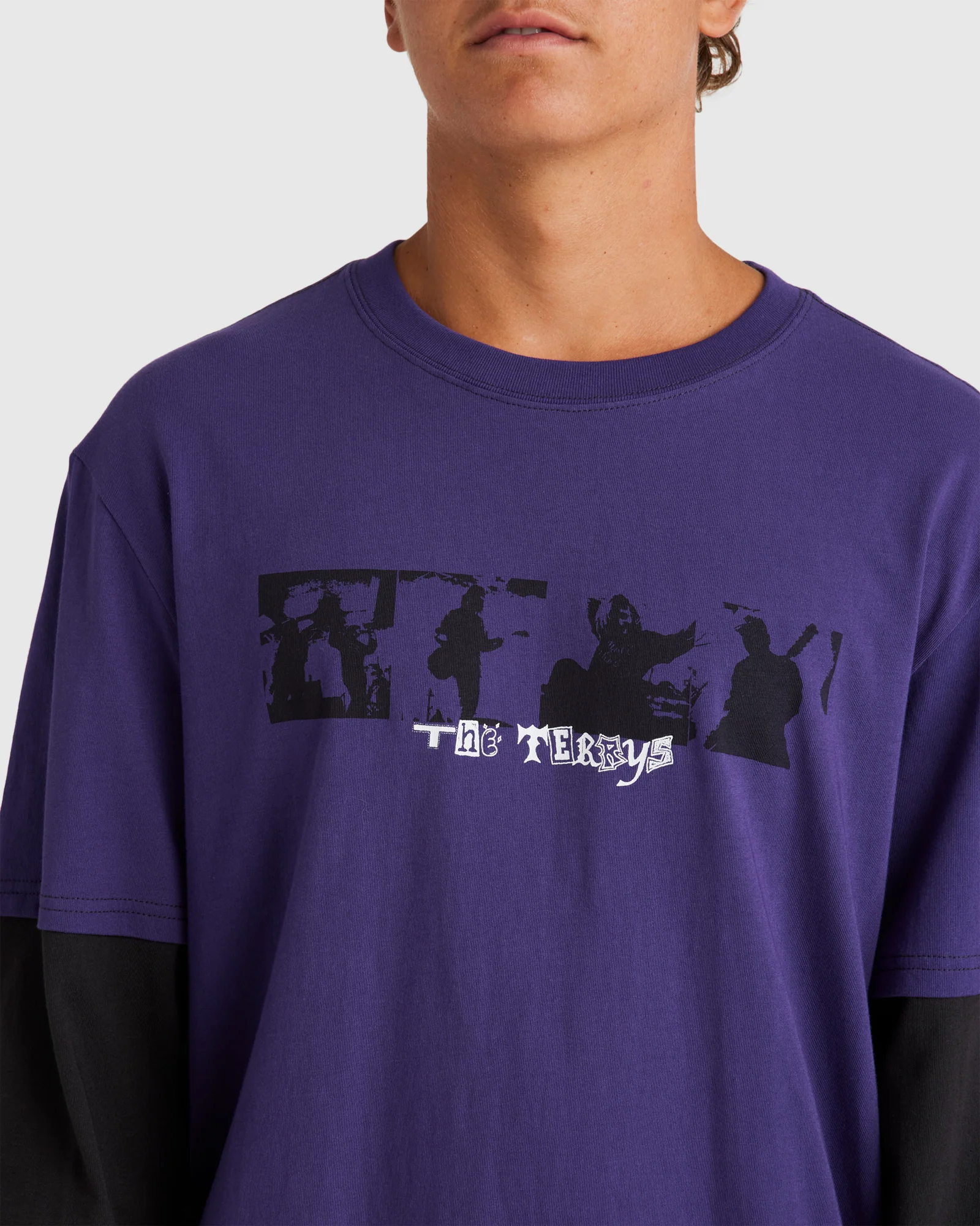 Mens Terrys Long Sleeve T-Shirt - Image 4