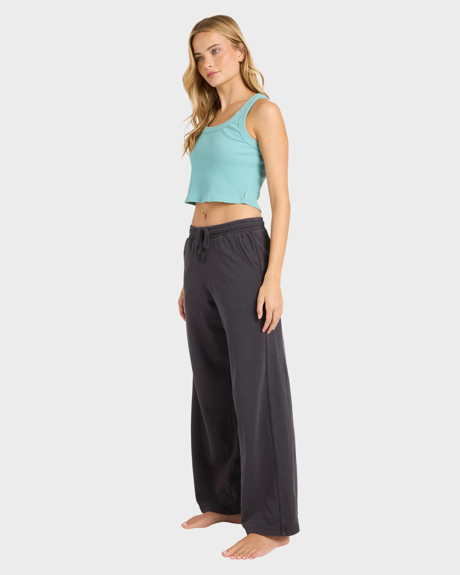 Womens The Avery Wide Leg Trackpants - Image 3