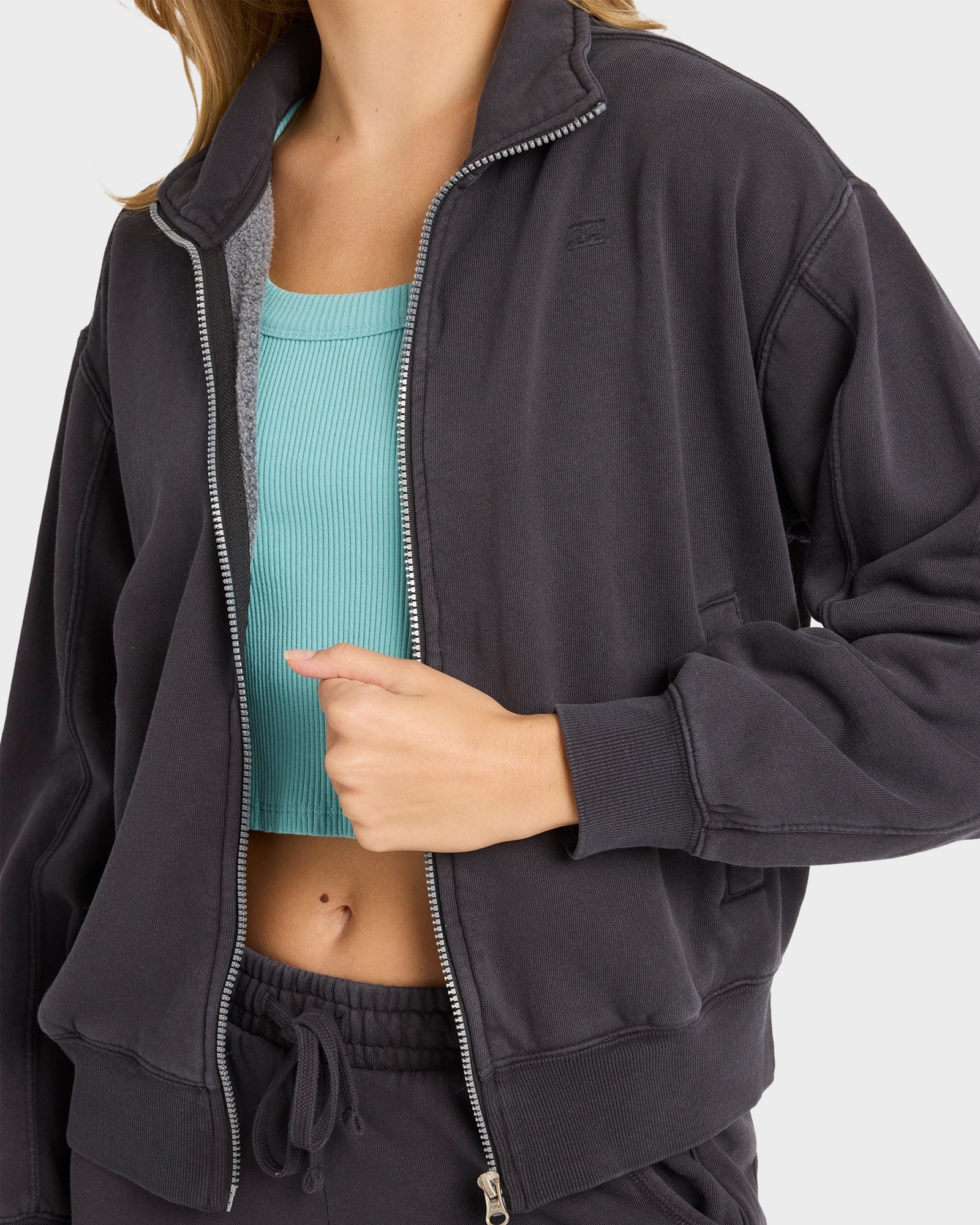 Womens The Avery Zip Up Fleece Jacket - Image 4