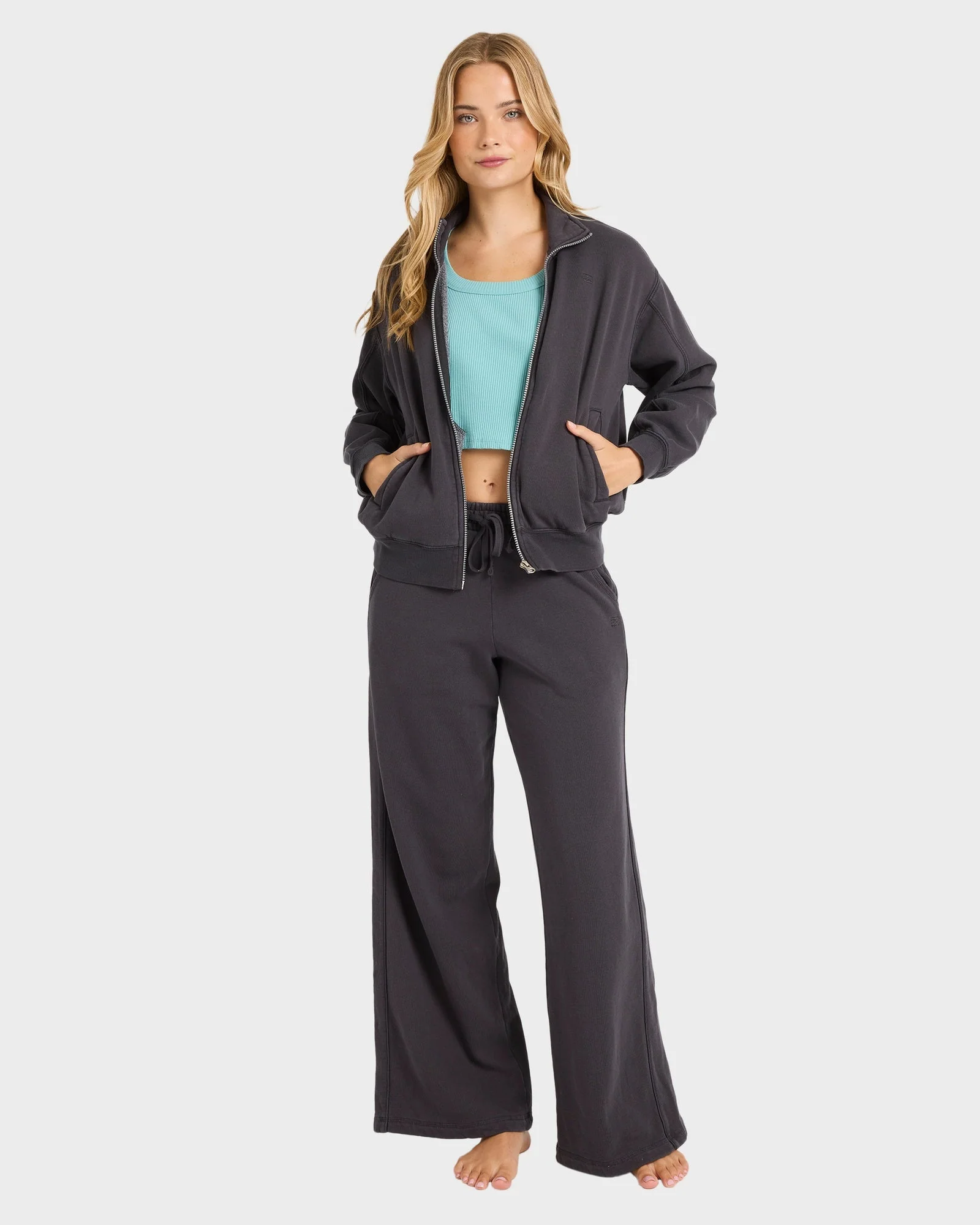 Womens The Avery Zip Up Fleece Jacket - Image 5