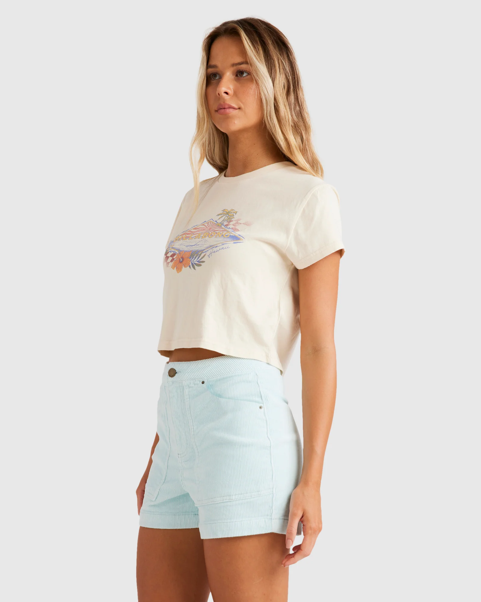 Womens The Good Era Corduroy Shorts - Image 2