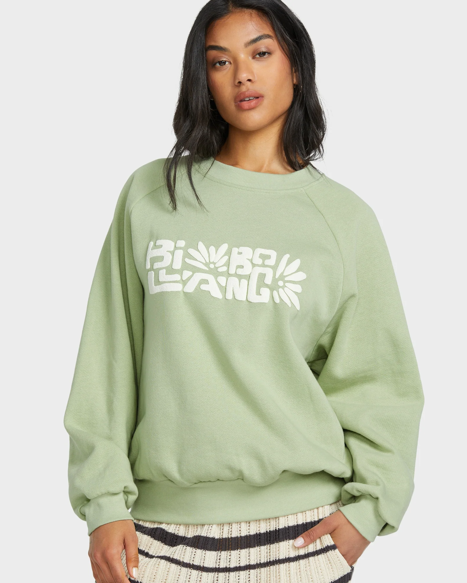 Womens The Waves Crew Neck - Image 5