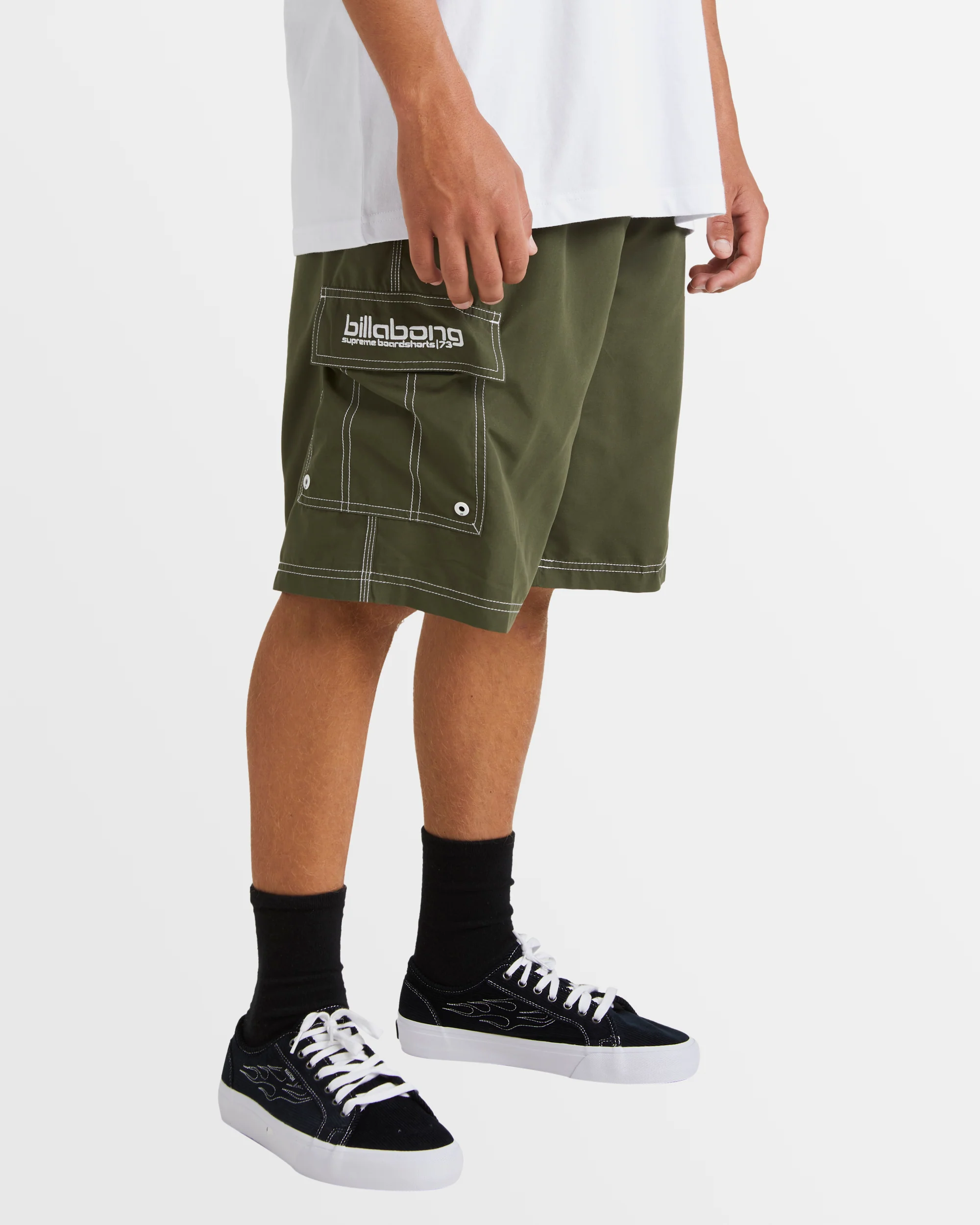 Mens Throw On 21" Boardshorts - Image 2