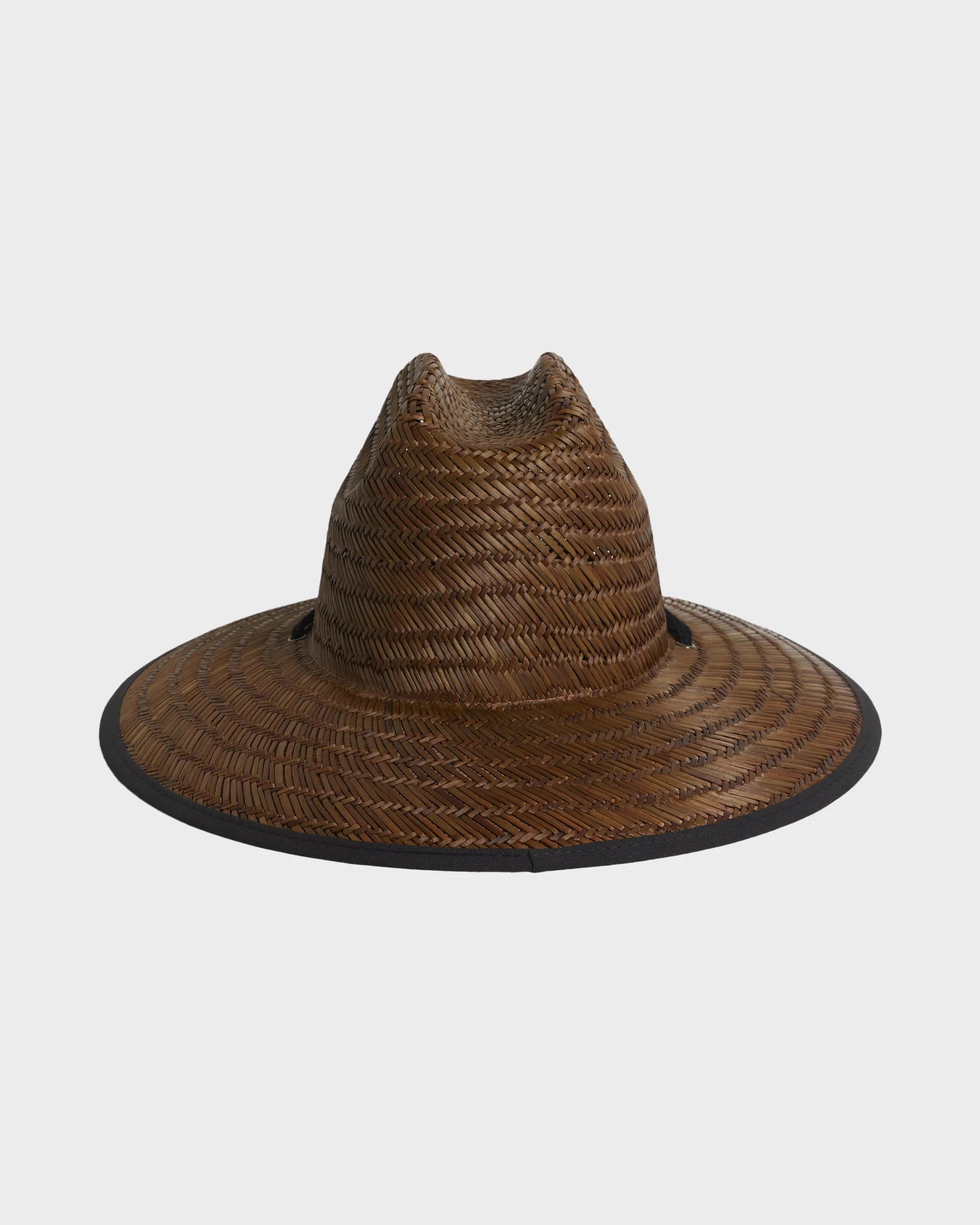 Mens Tides Print Straw Hat - Image 2