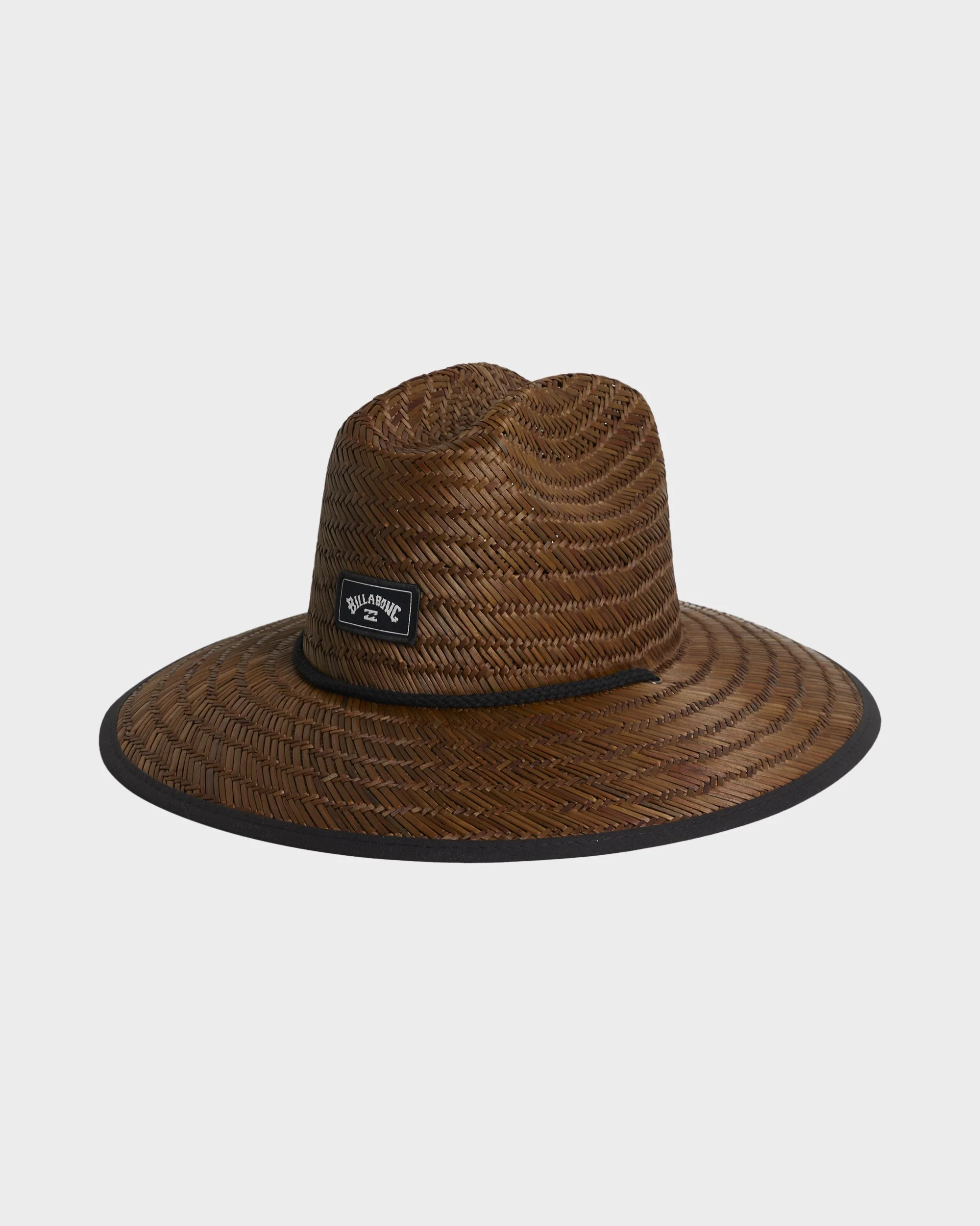 Mens Tides Print Straw Hat - Image 4