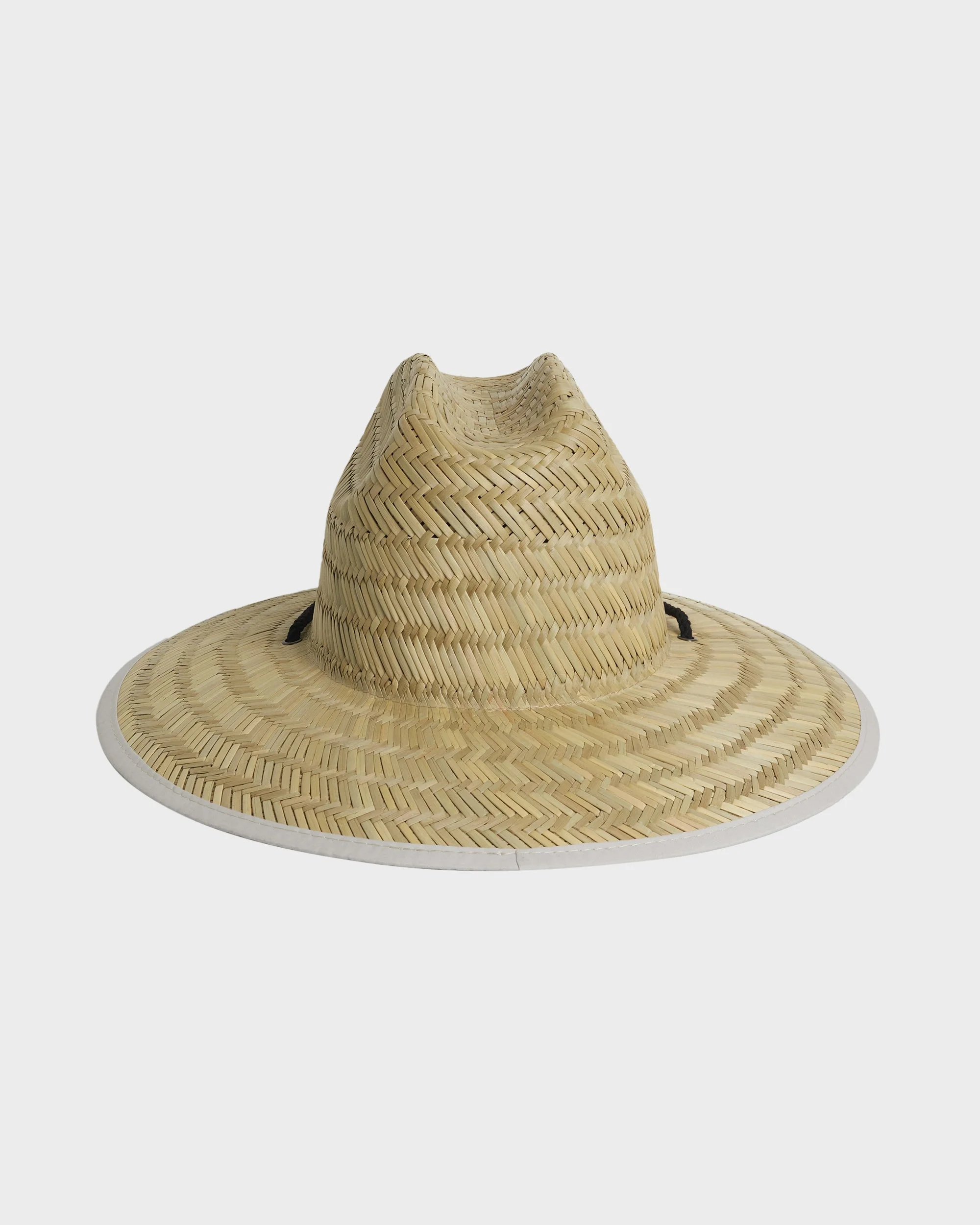 Mens Tides Print Straw Hat - Image 2