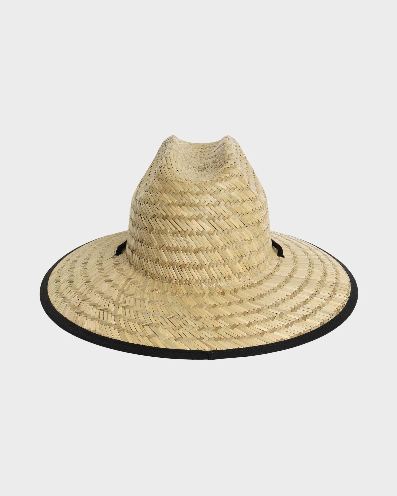 Mens Tides Print Straw Hat - Image 2