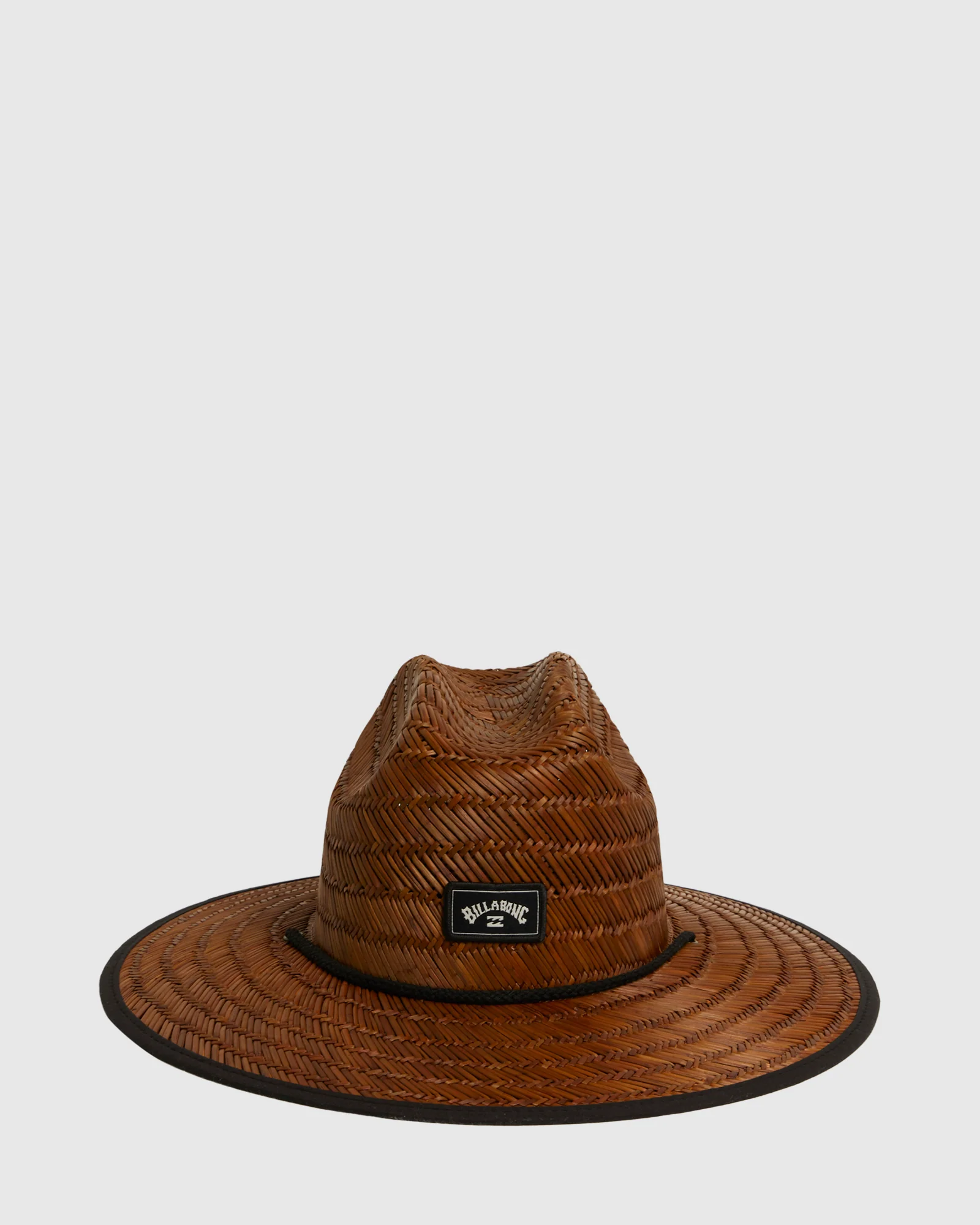 Mens Tides Print Straw Hat - Image 2