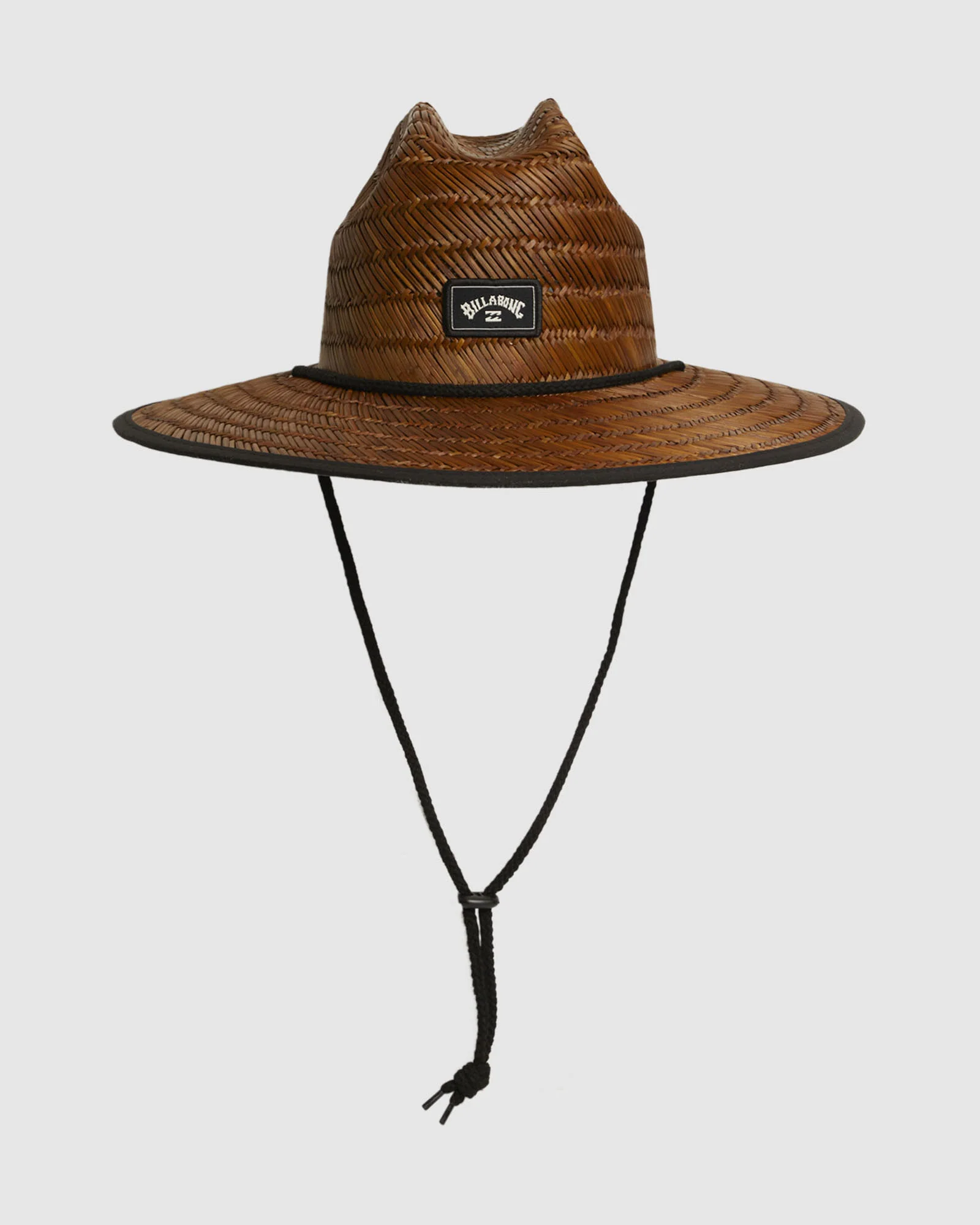 Mens Tides Print Straw Hat - Image 3