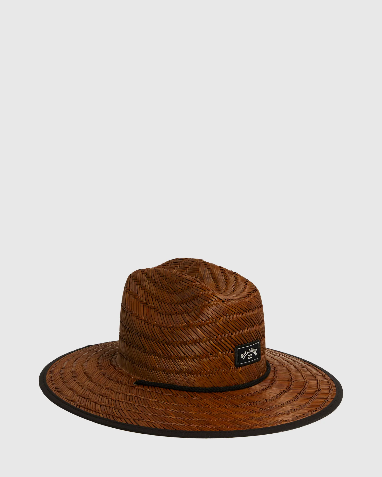 Mens Tides Print Straw Hat - Image 4