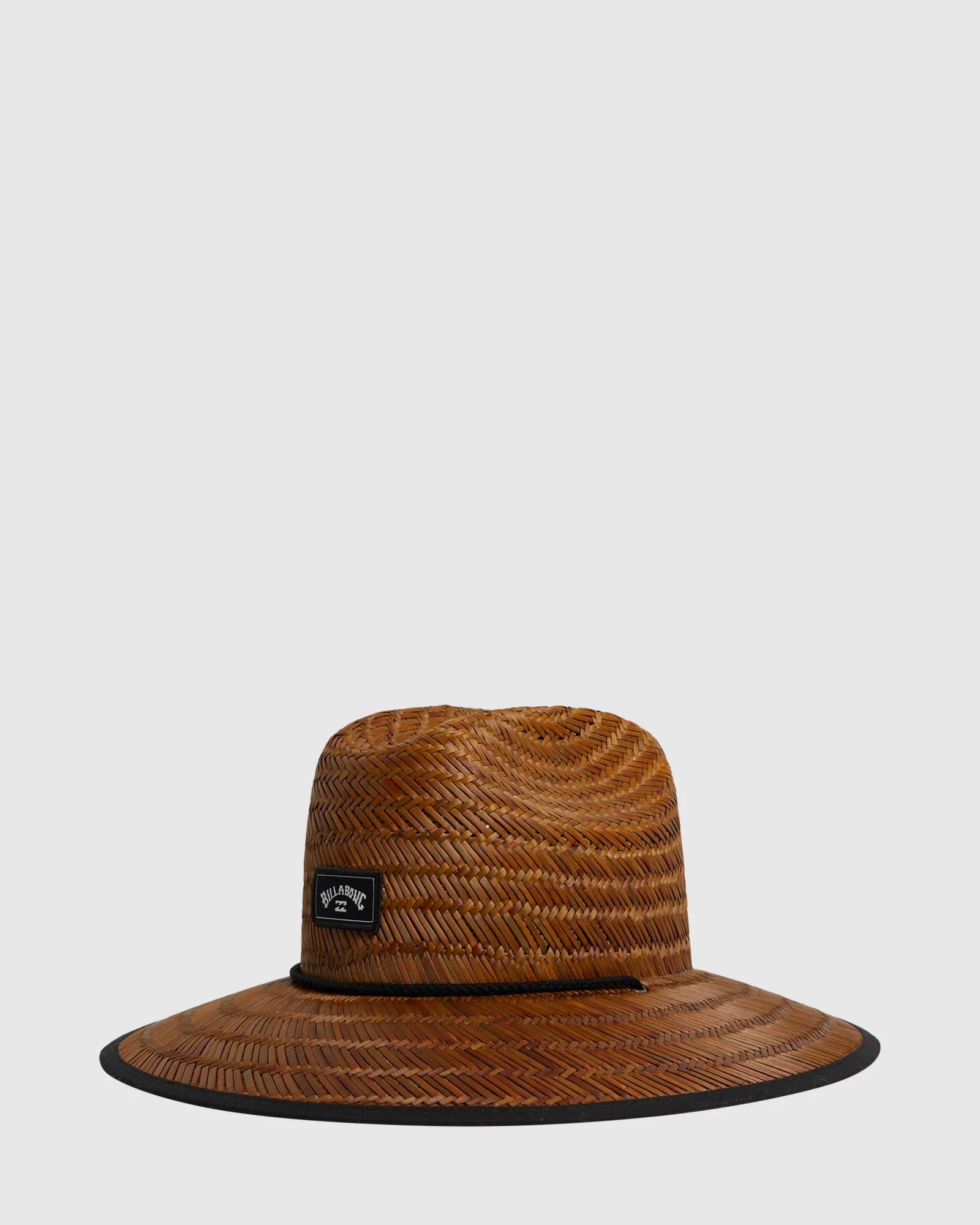 Mens Tides Print Straw Hat - Image 2