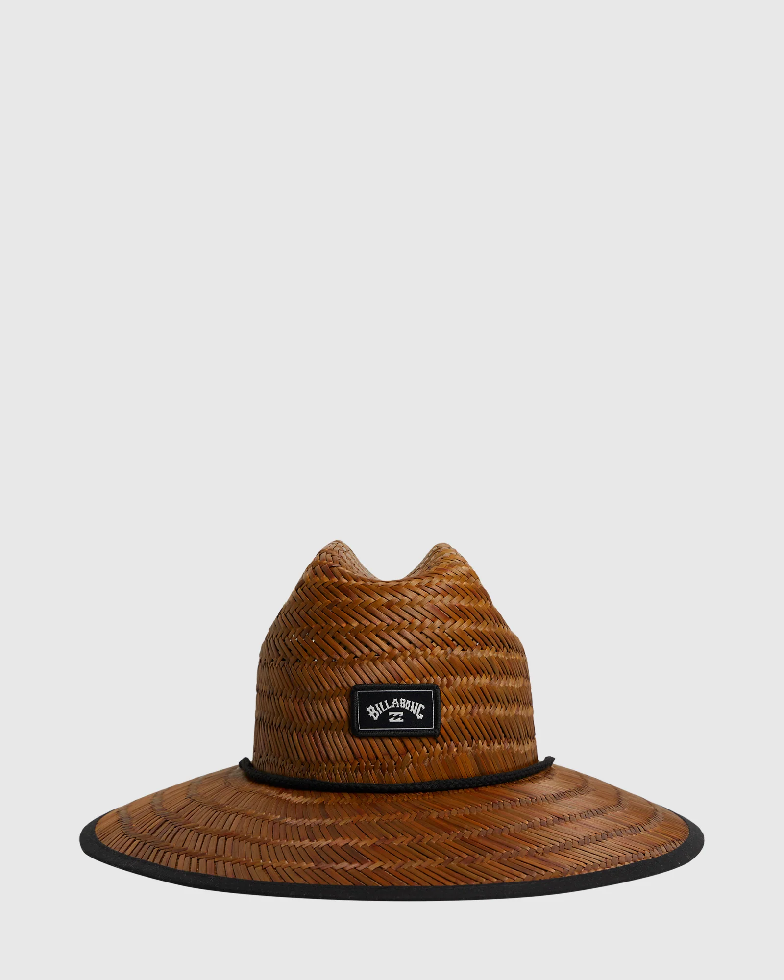 Mens Tides Print Straw Hat - Image 3