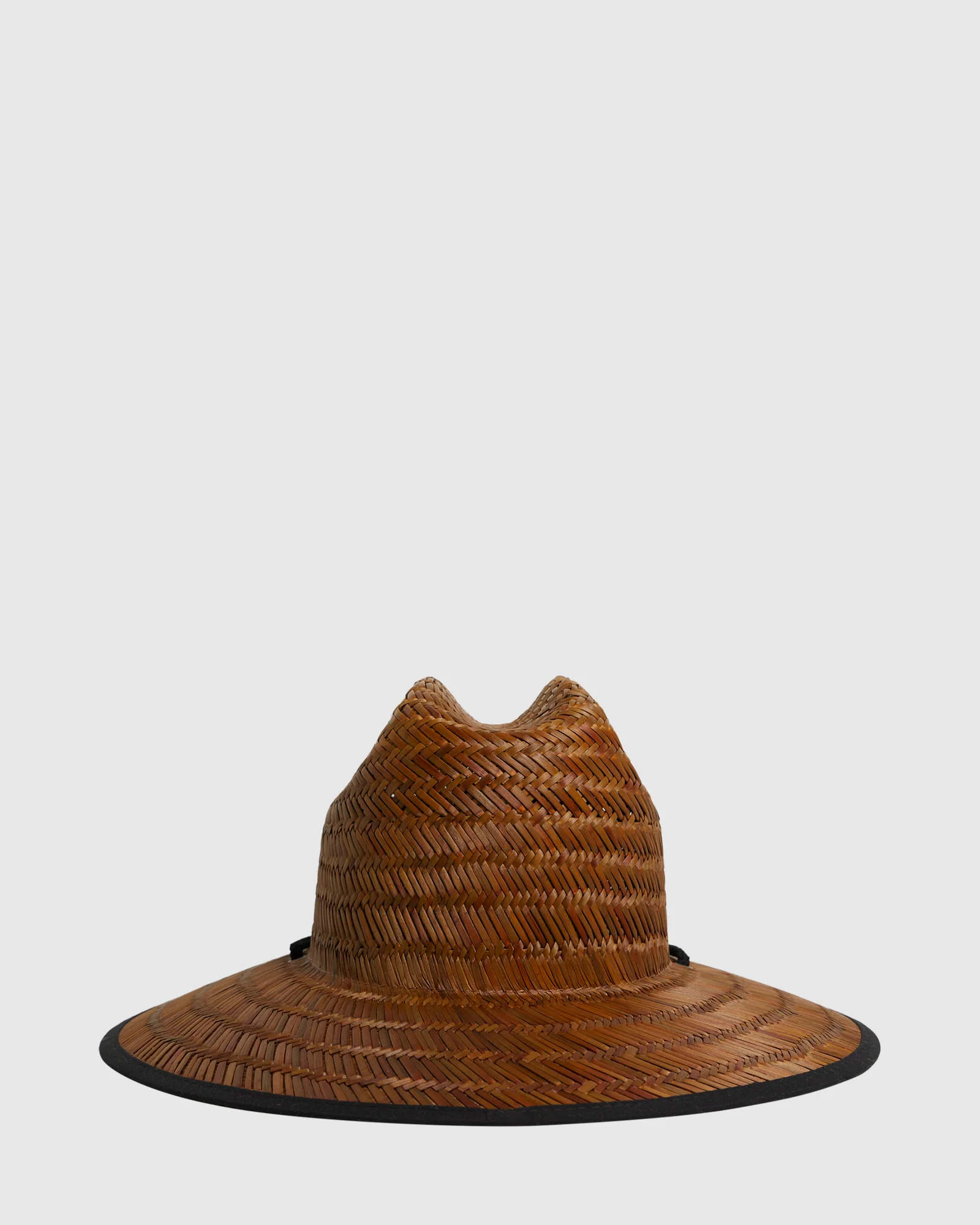 Mens Tides Print Straw Hat - Image 4
