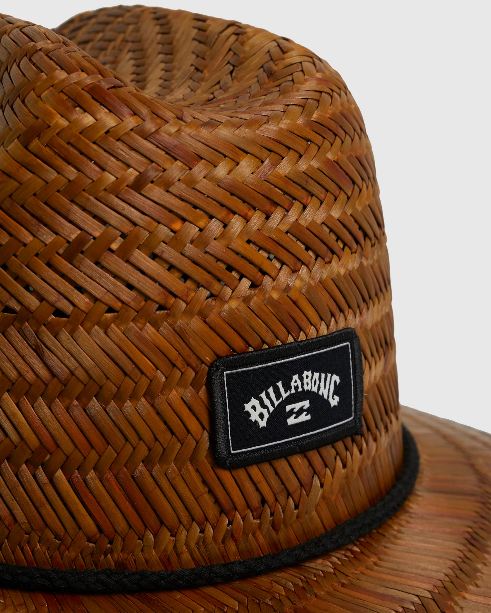 Mens Tides Print Straw Hat - Image 6