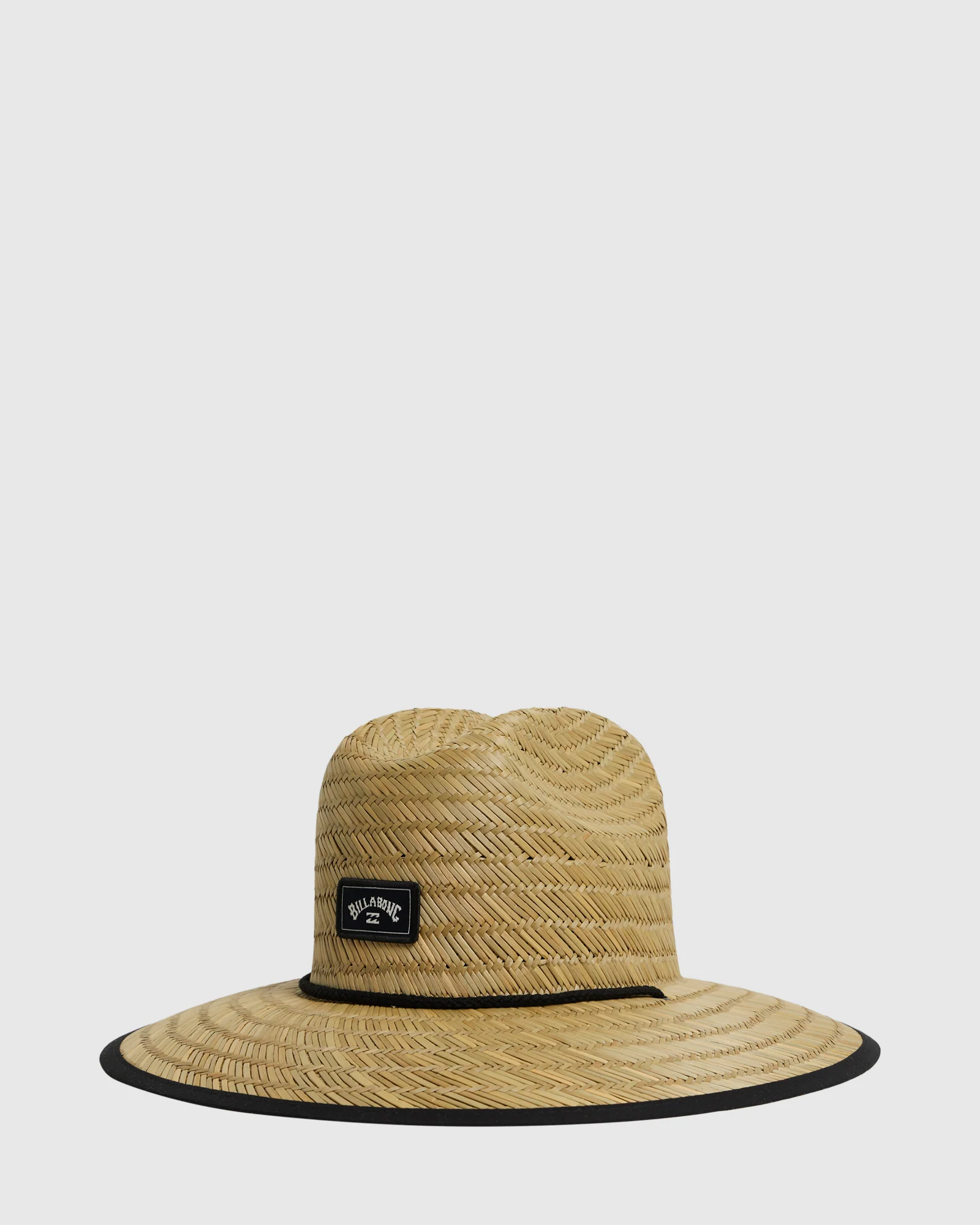 Mens Tides Print Straw Hat - Image 2